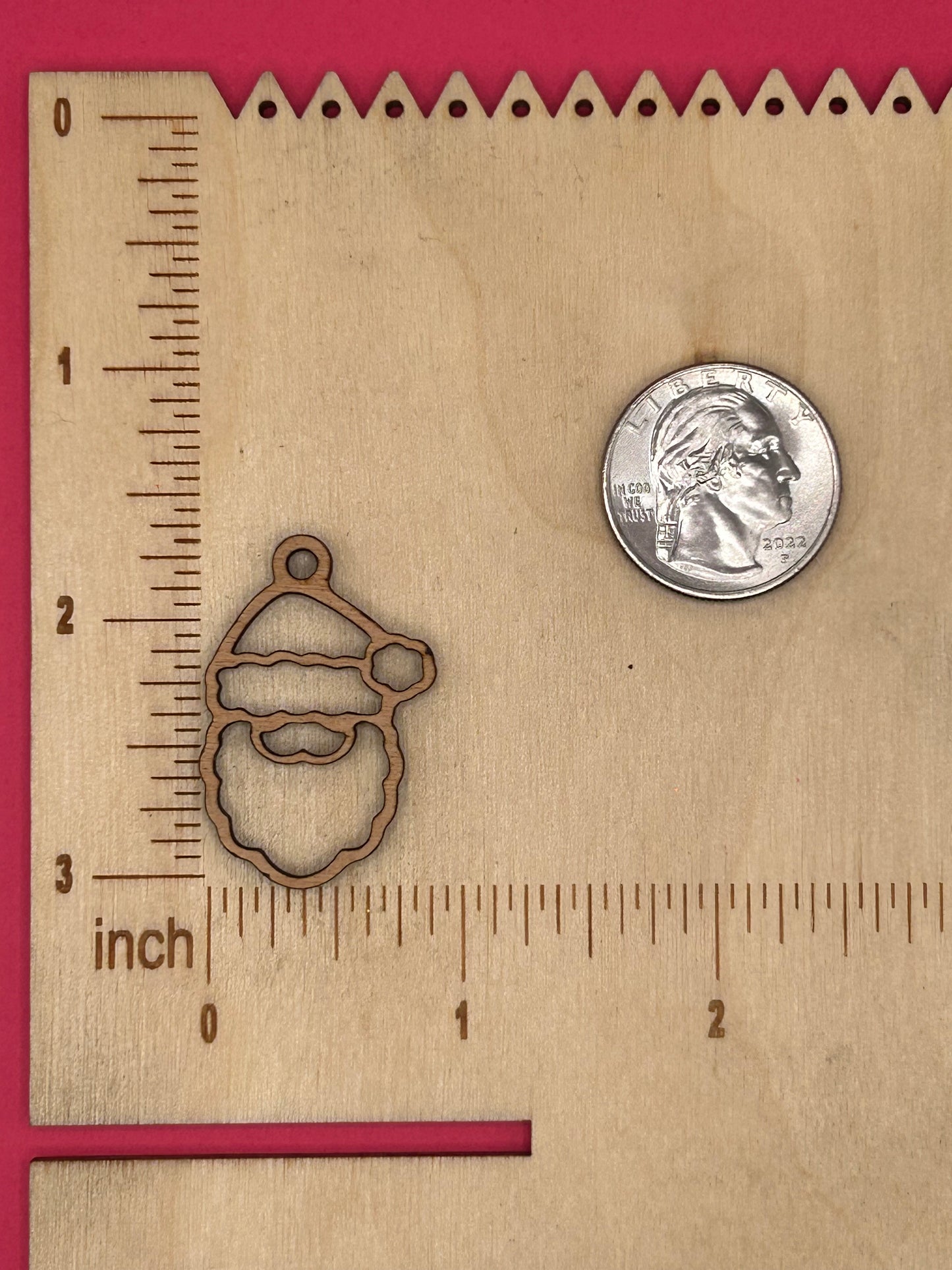 Blank Santa wooden bezel