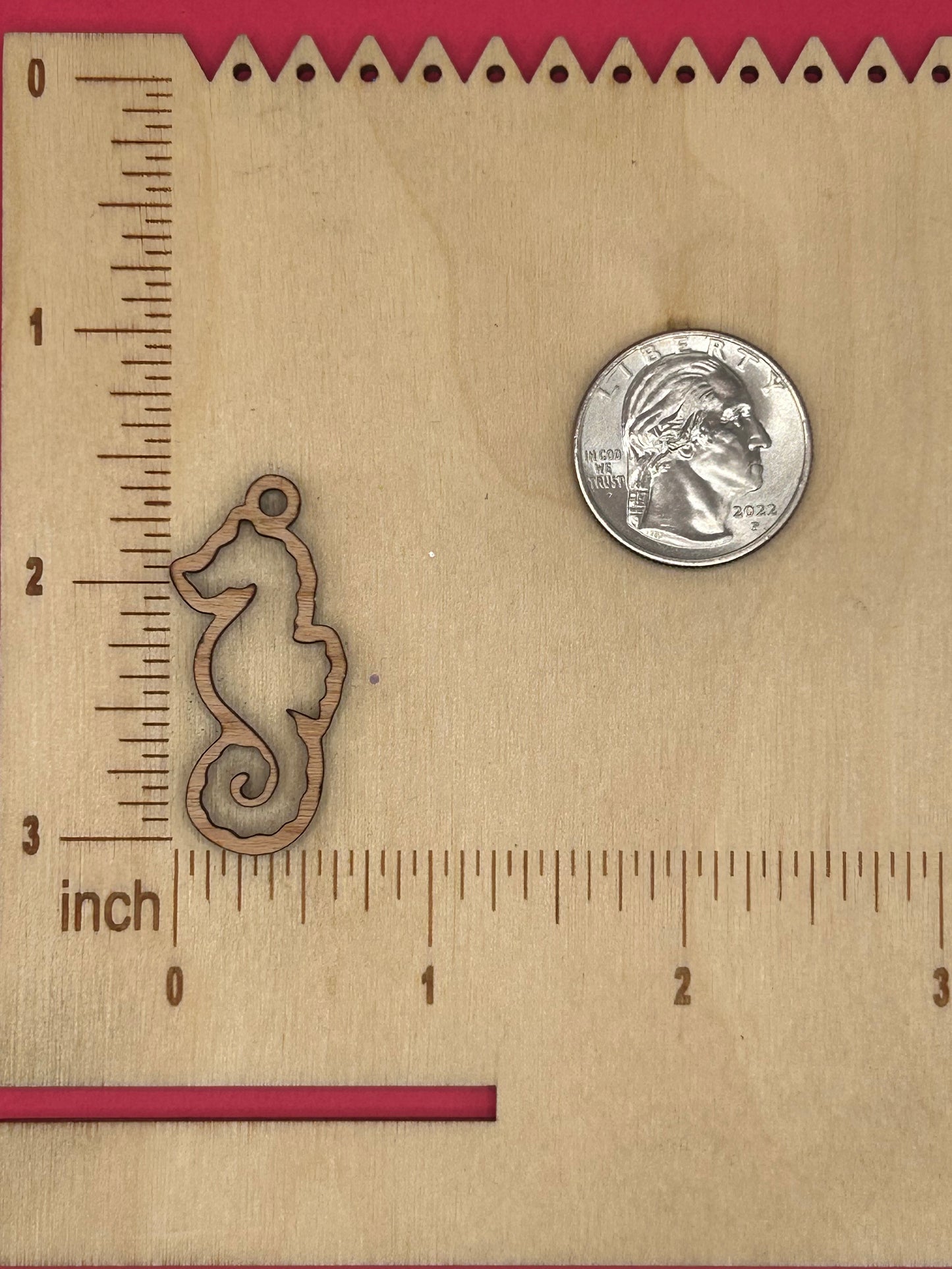Blank Seahorse wooden bezels