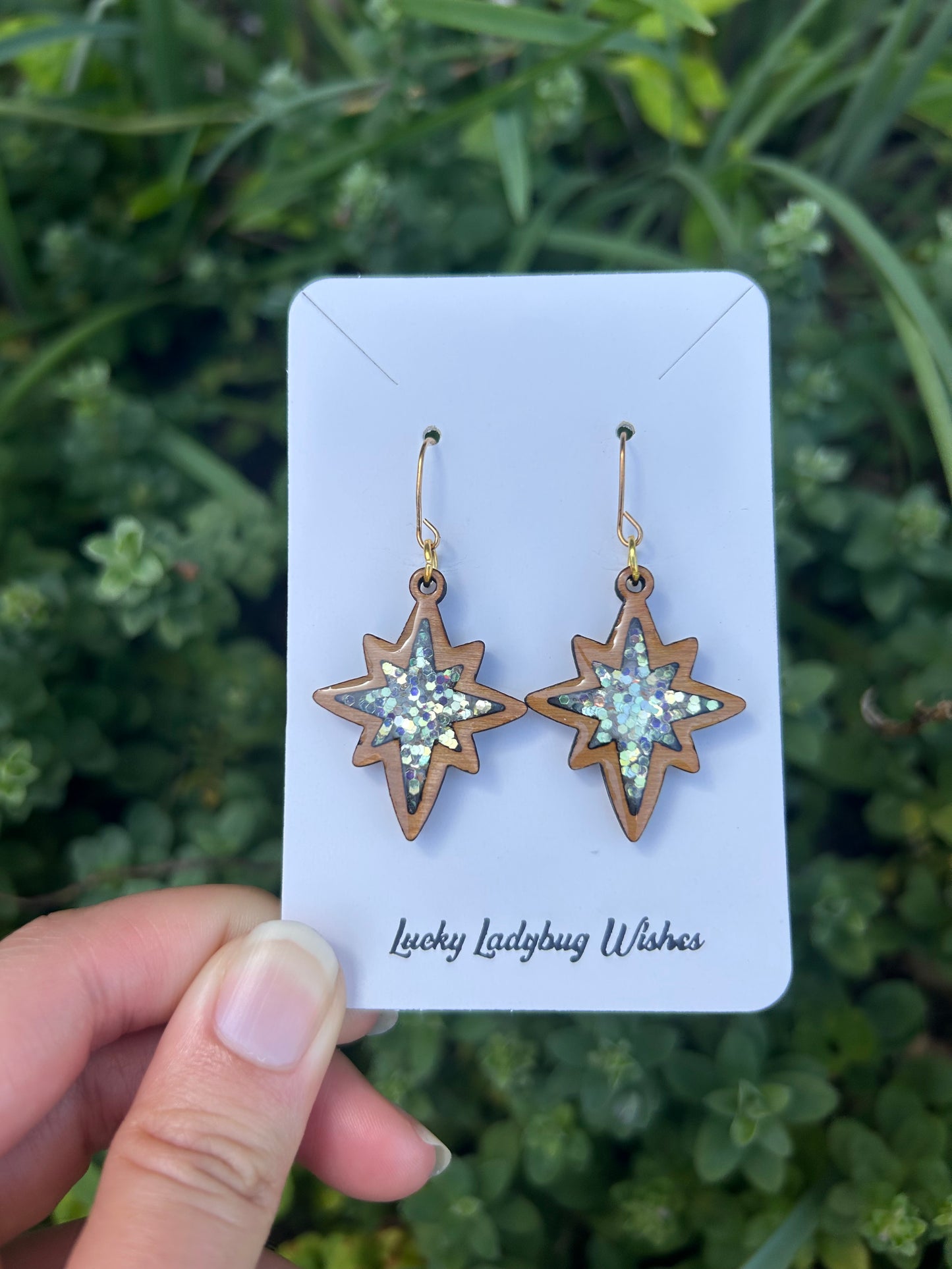 Pointed Star earrings