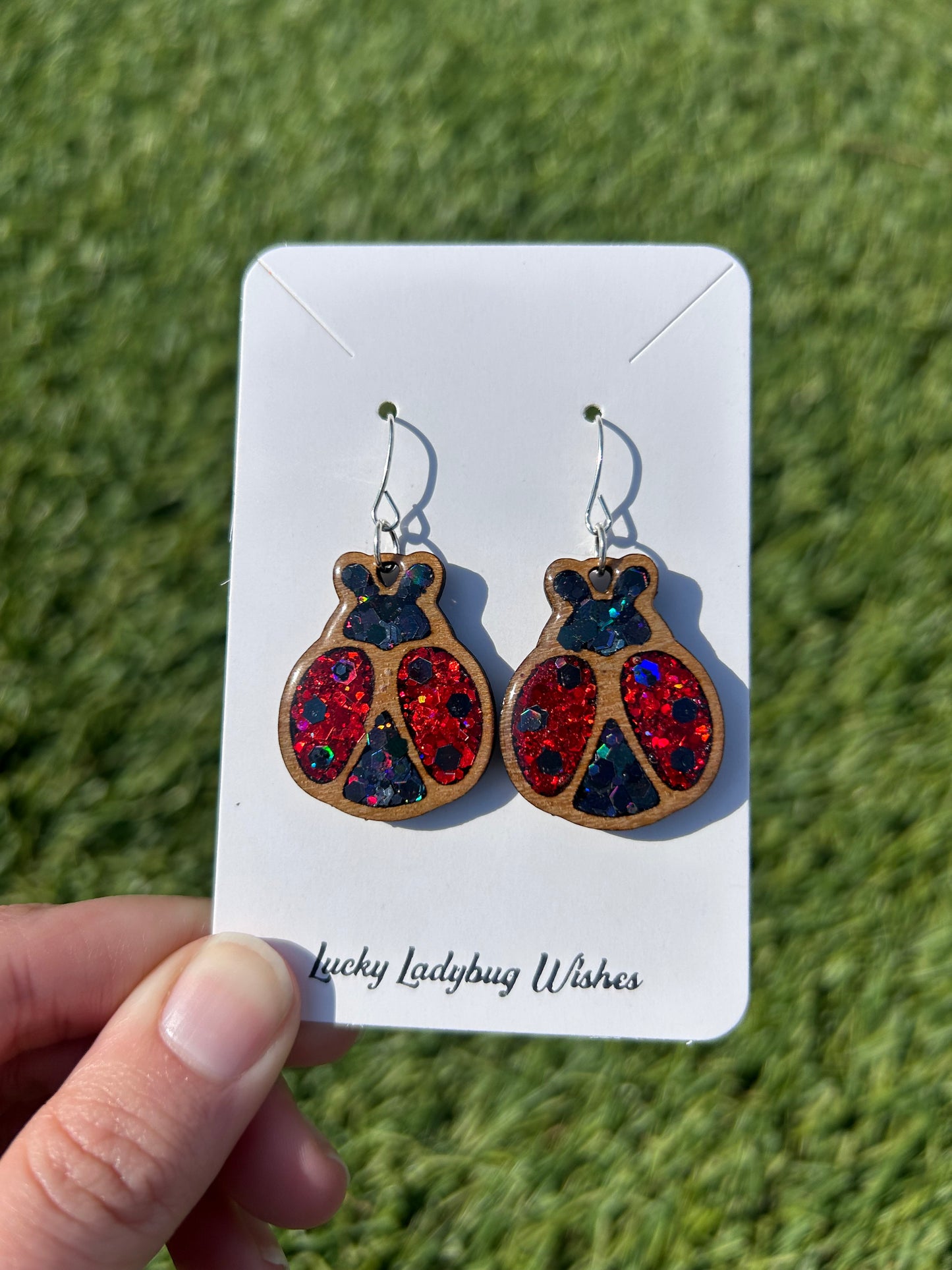 Ladybug earrings