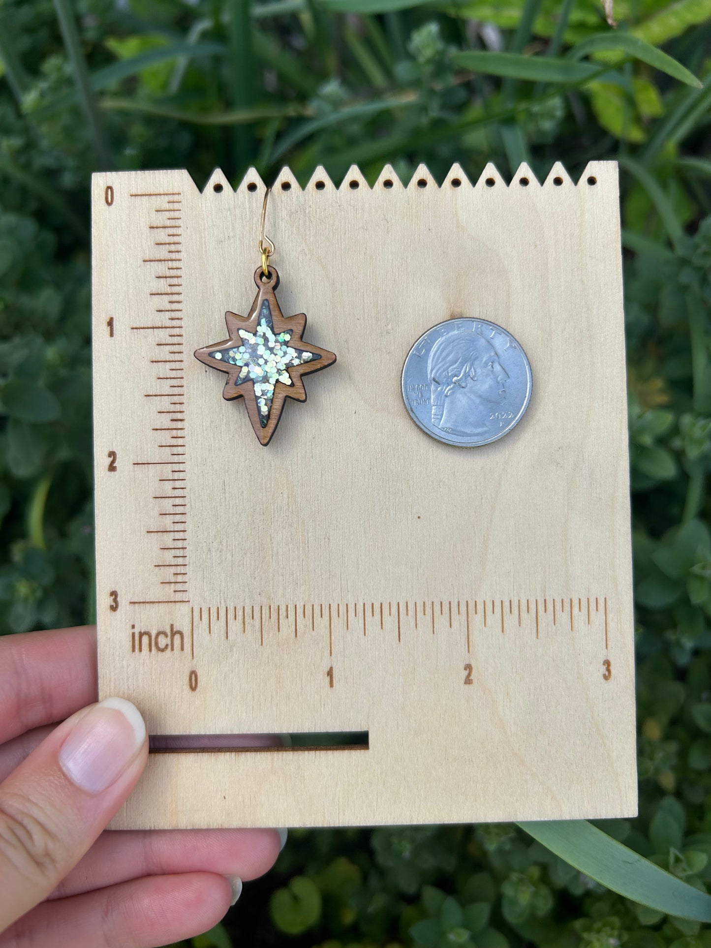 Pointed Star earrings