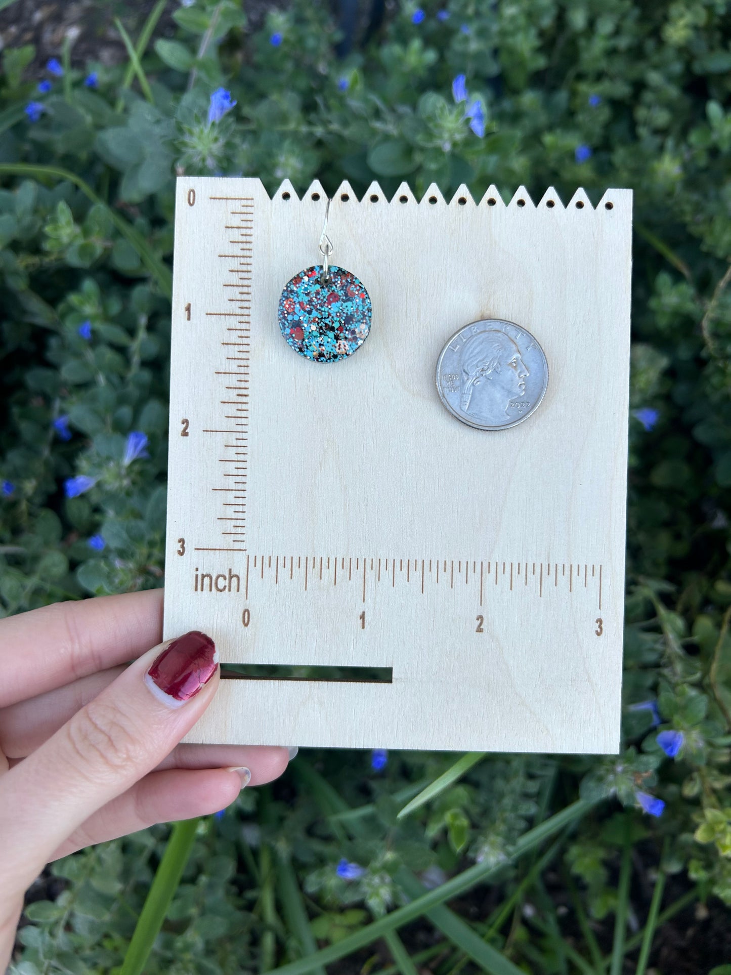 Small atta girl earrings