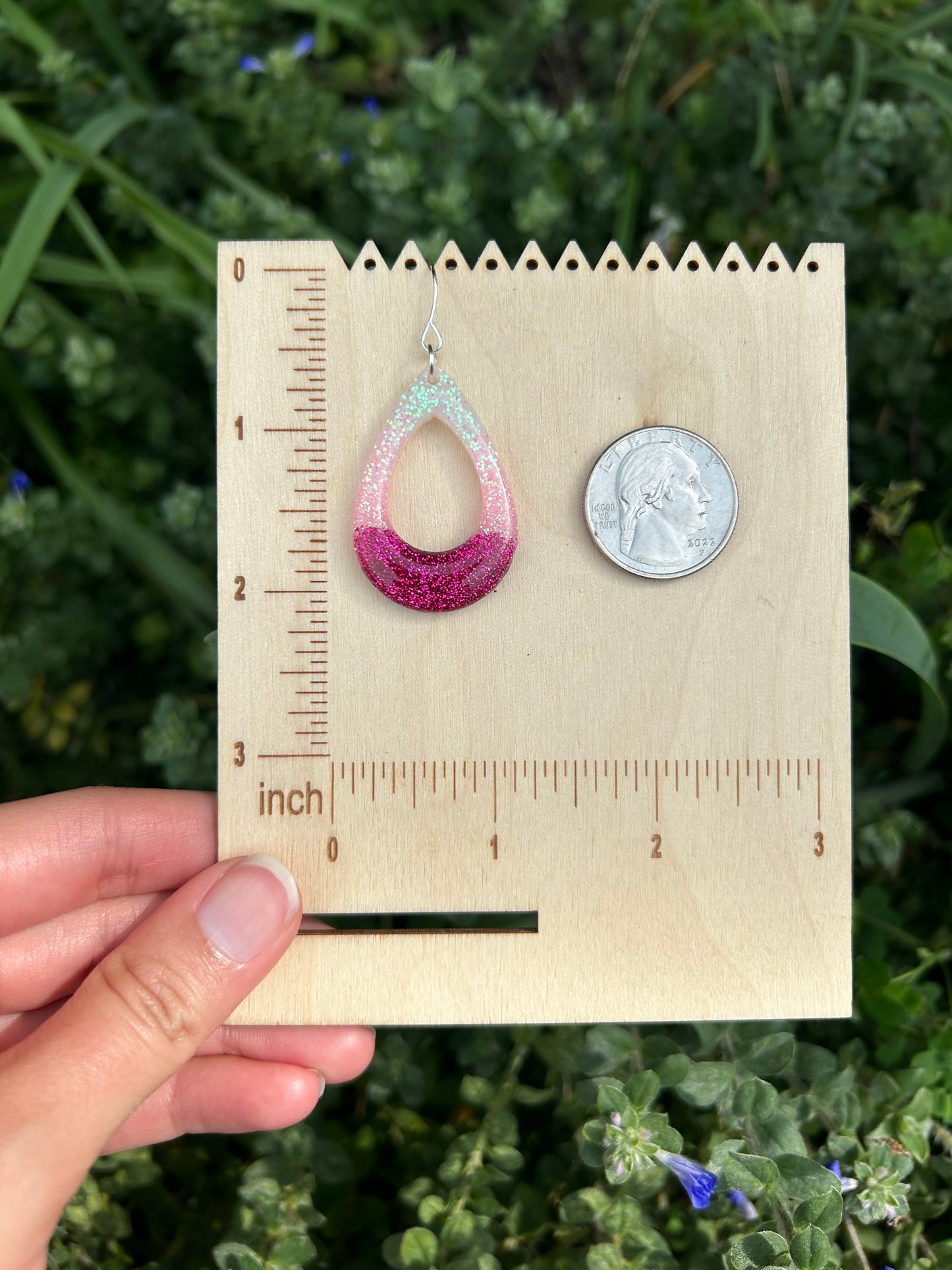 Candy corn earrings