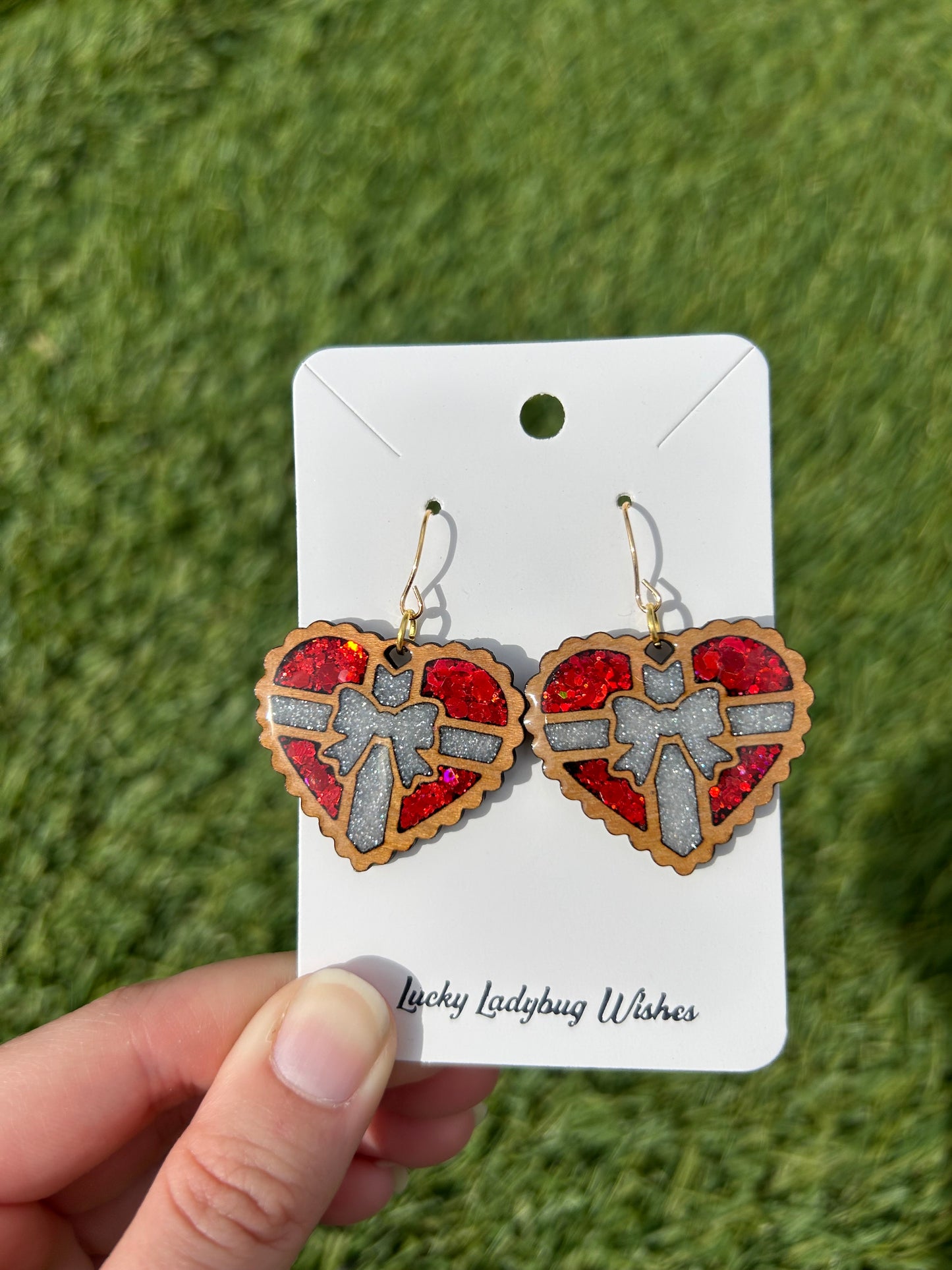 Chocolate box earrings