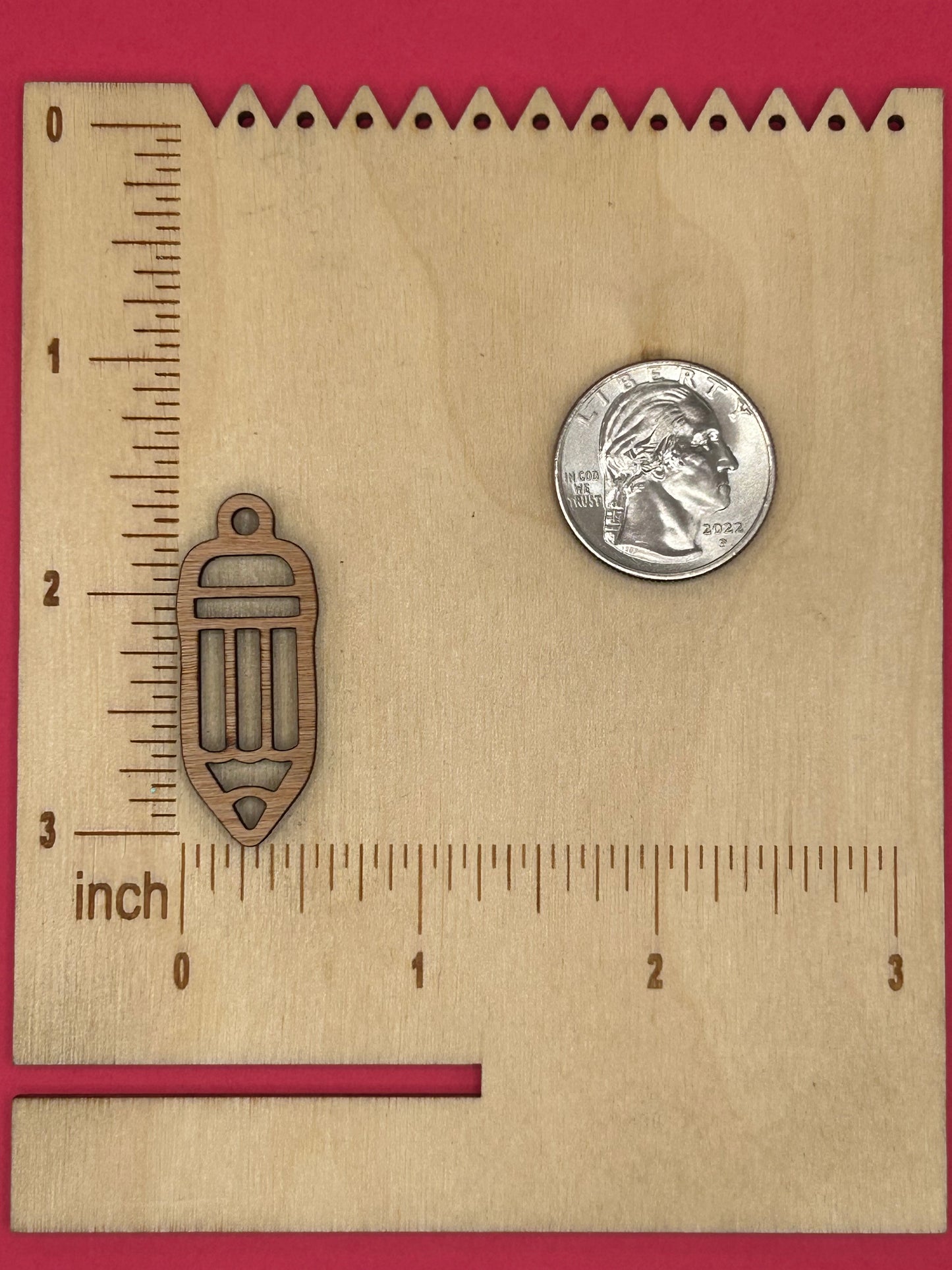 Blank pencil wooden bezels