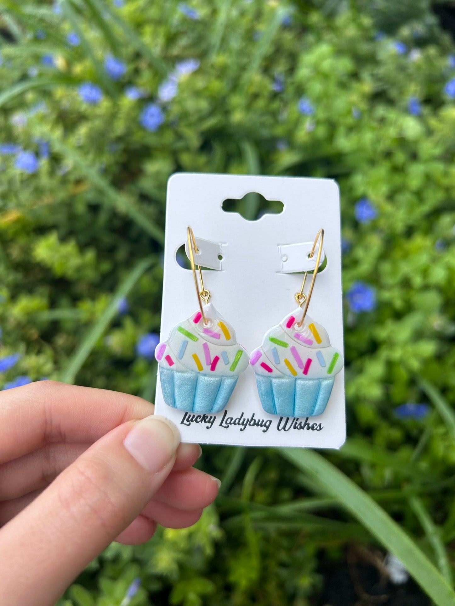 Cupcake earrings