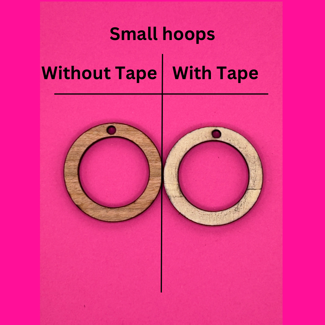 Blank hoops wooden bezels
