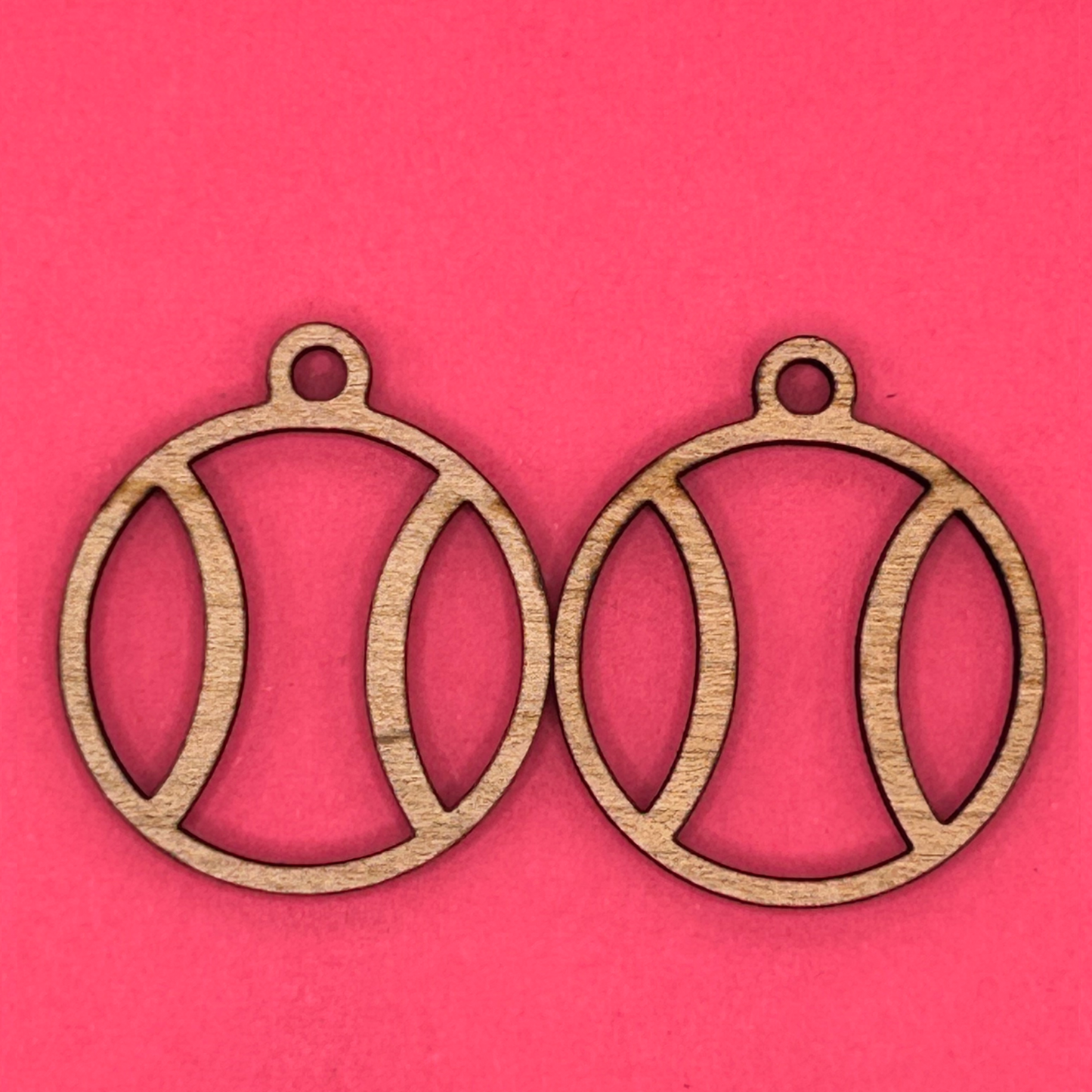 Blank Tennis Ball wooden bezels