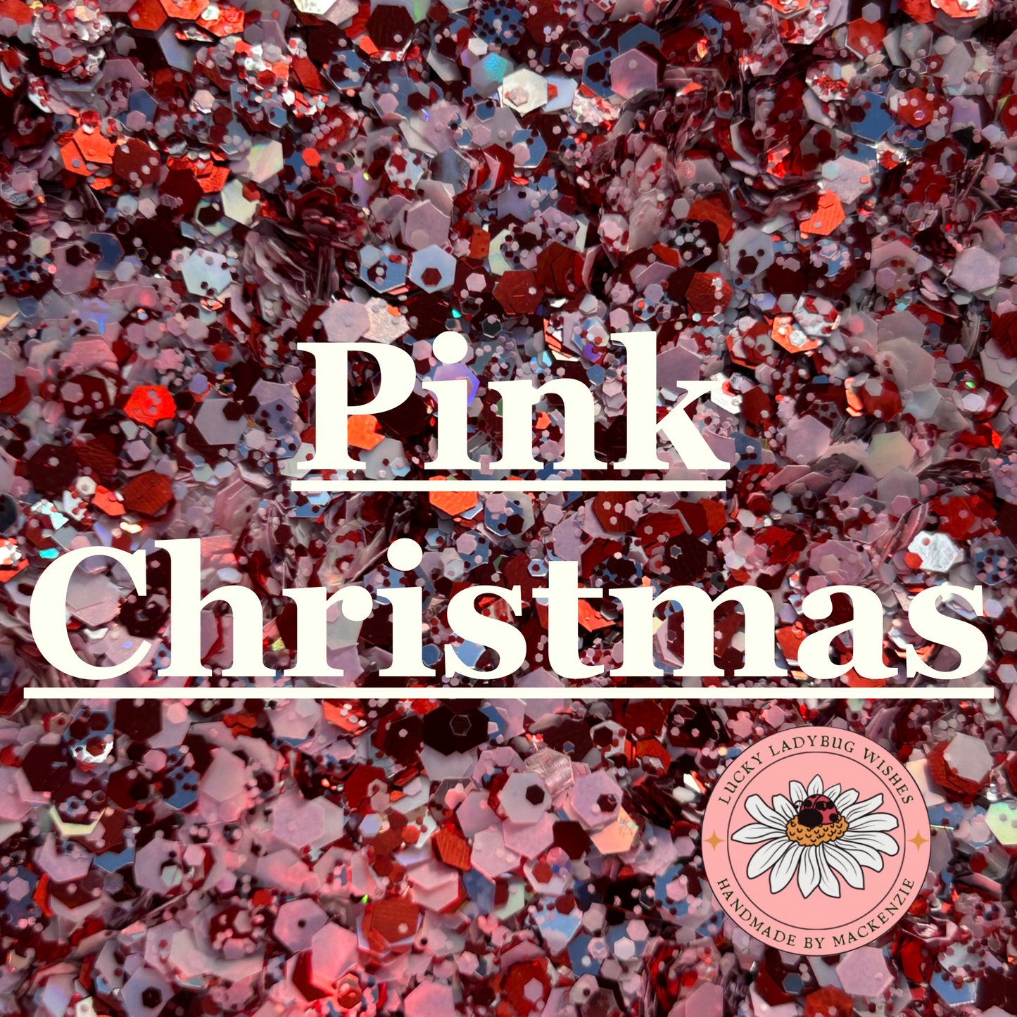 Pink Christmas Glitter