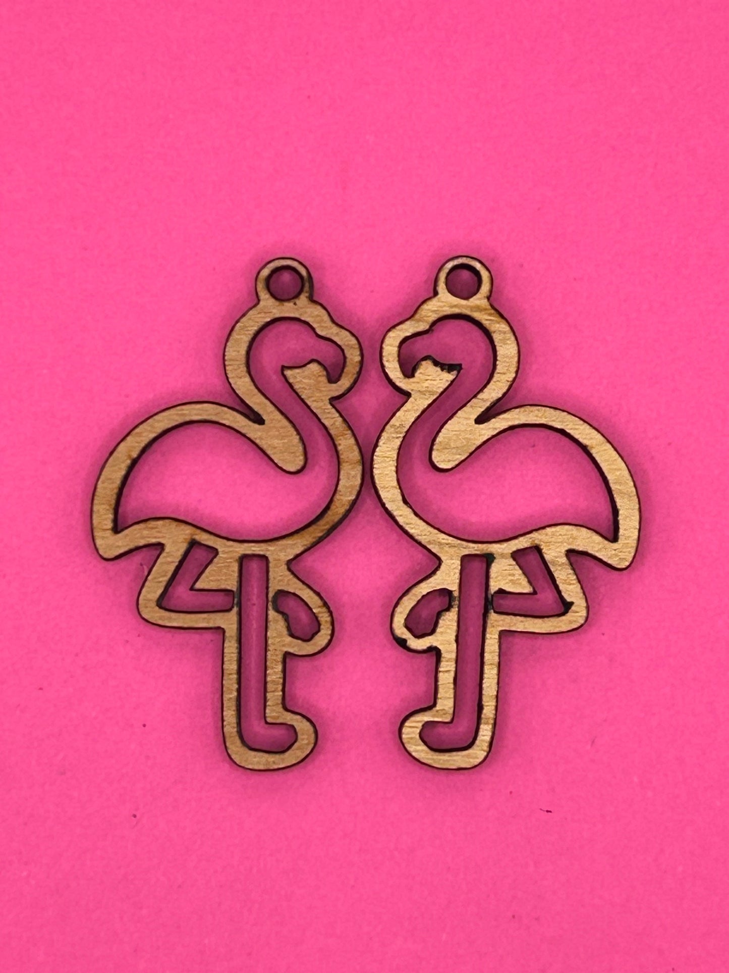 Blank flamingo wooden bezel