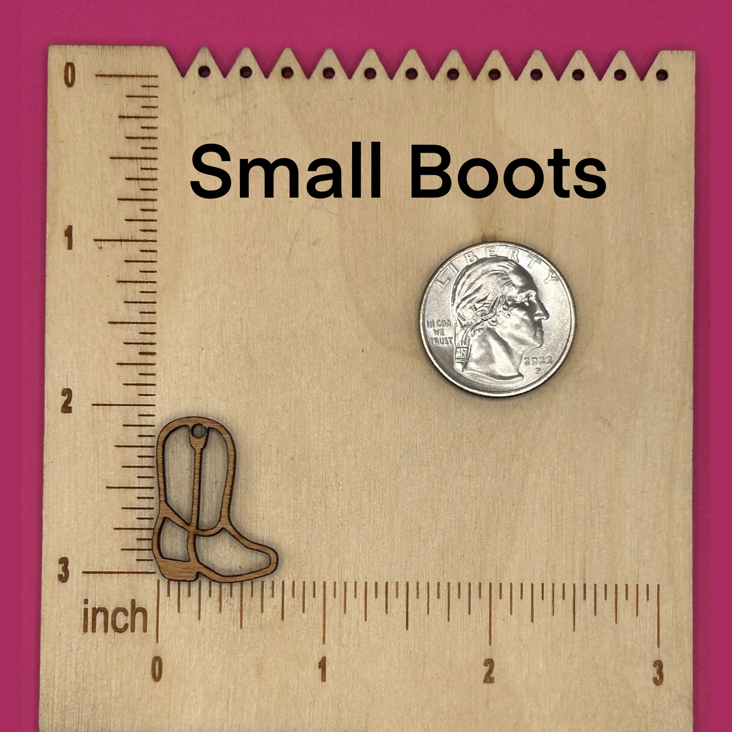 Blank cowgirl boots wooden bezels