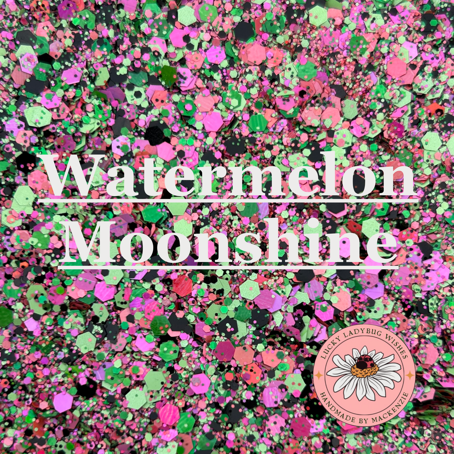 Watermelon Moonshine Glitter