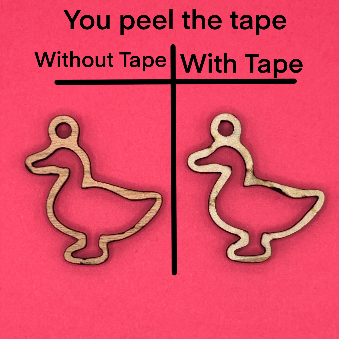 Blank Duck wooden bezels