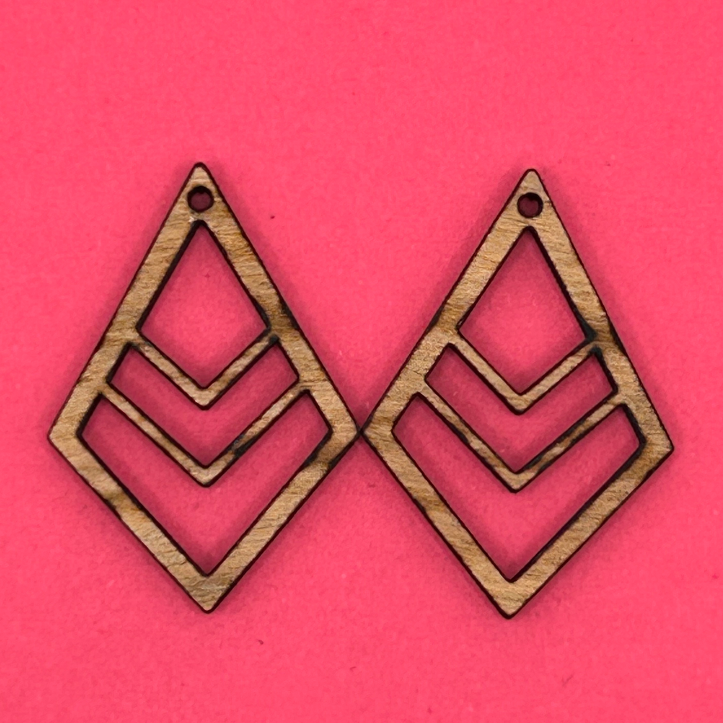 Blank Chevron Statement wooden bezels