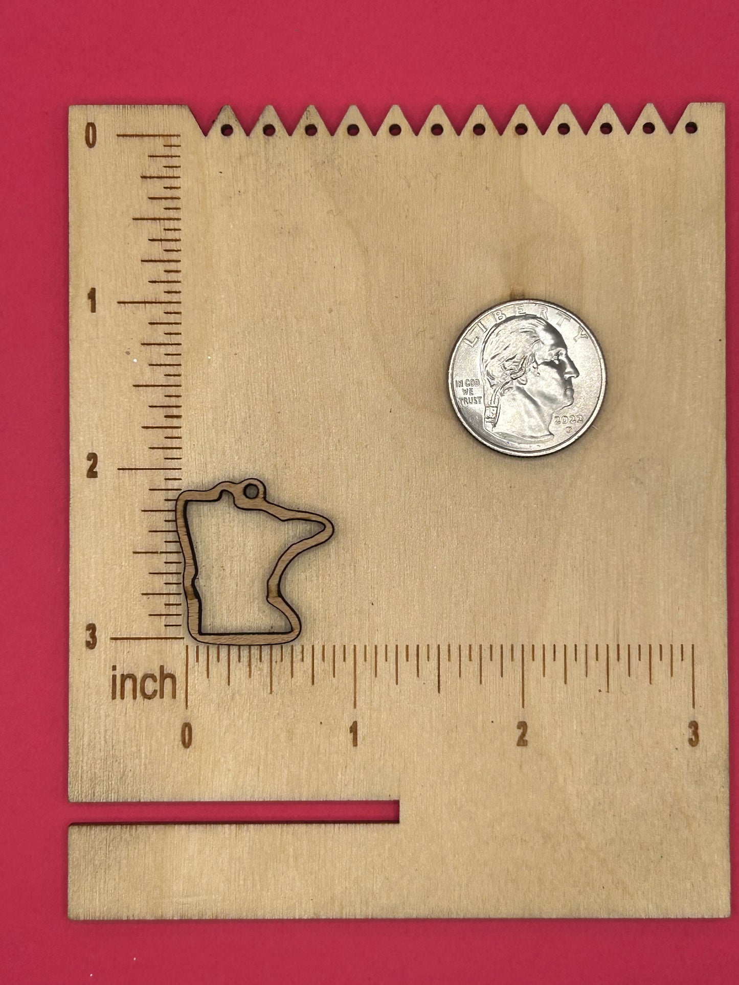 Blank Minnesota wooden bezel