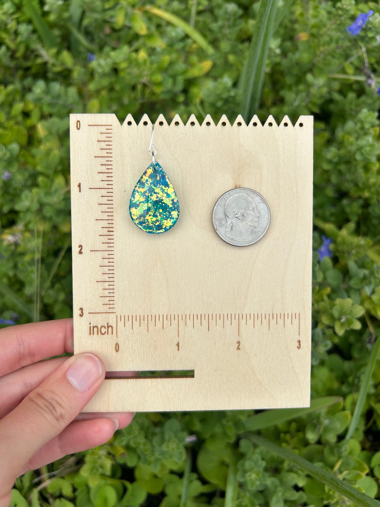 Small Summer Sunset earrings