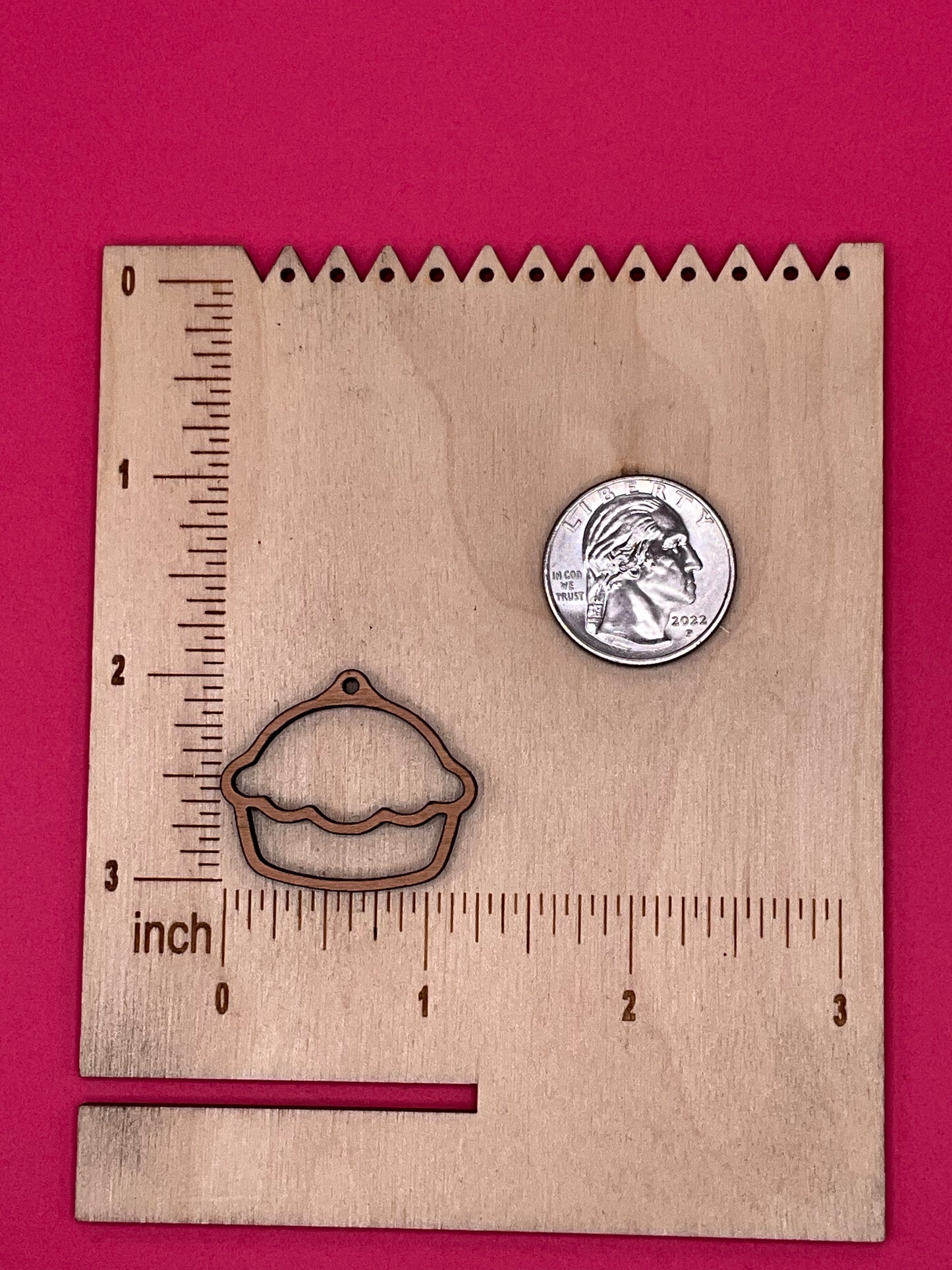 Blank Pie wooden bezels