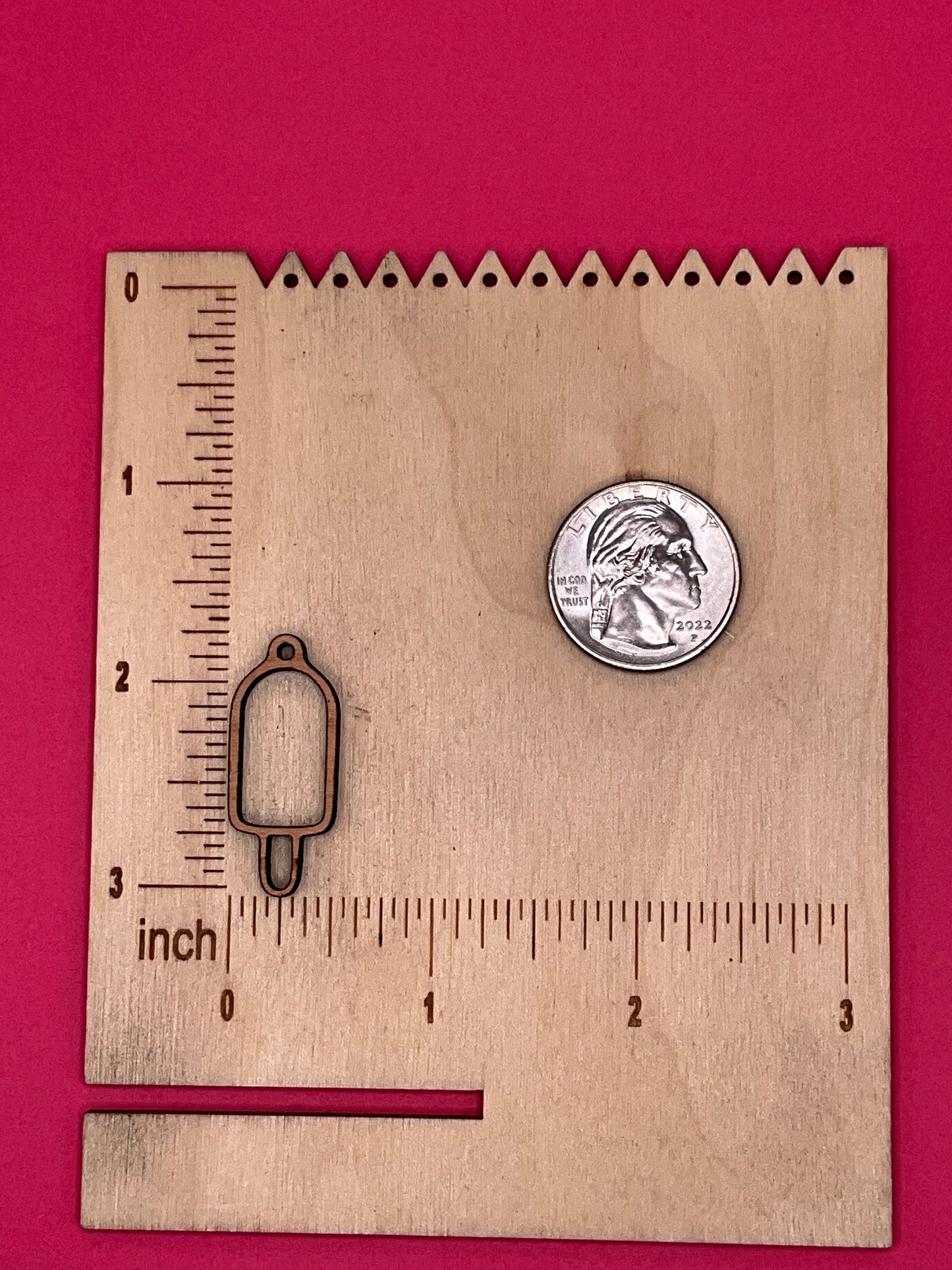 Blank Popsicle wooden bezels