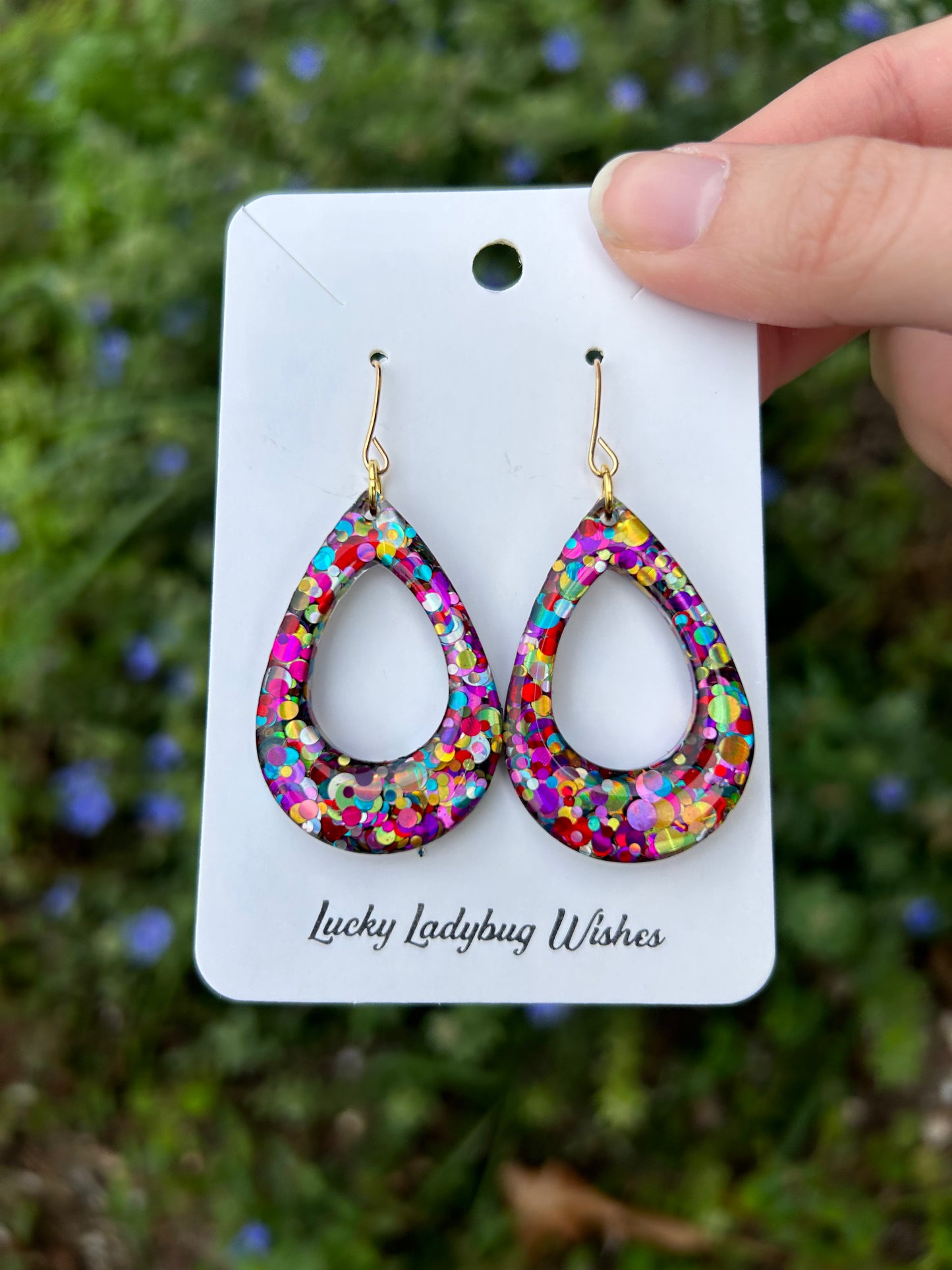 Small Rainbow earrings