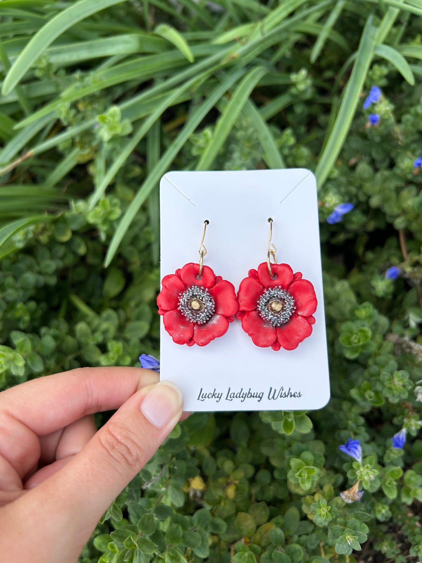 Poppy earrings