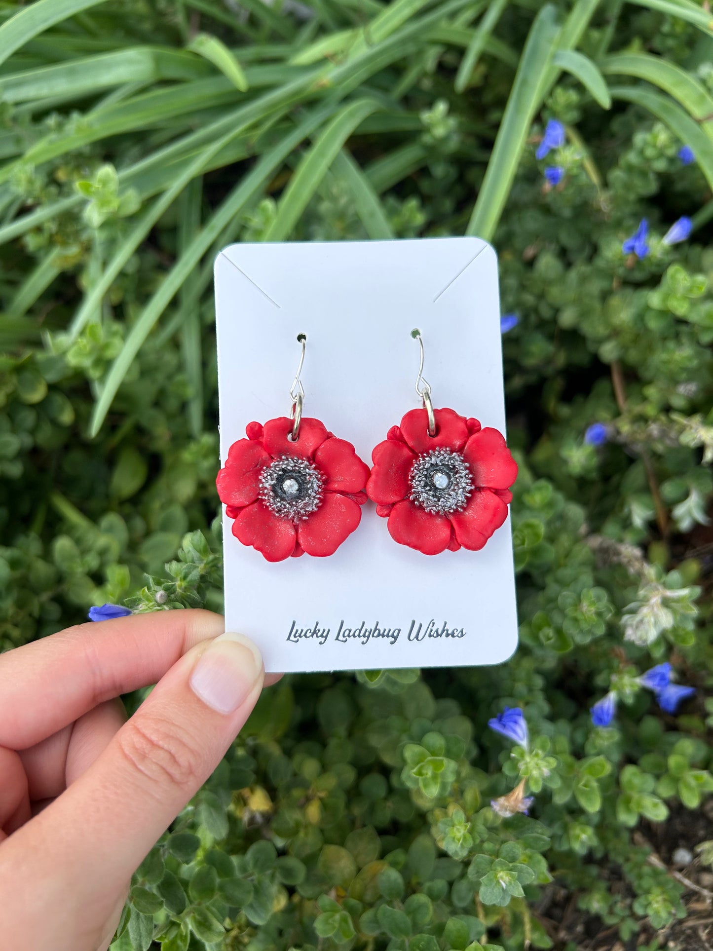 Poppy earrings