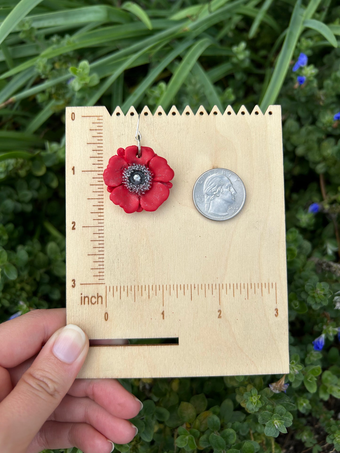 Poppy earrings