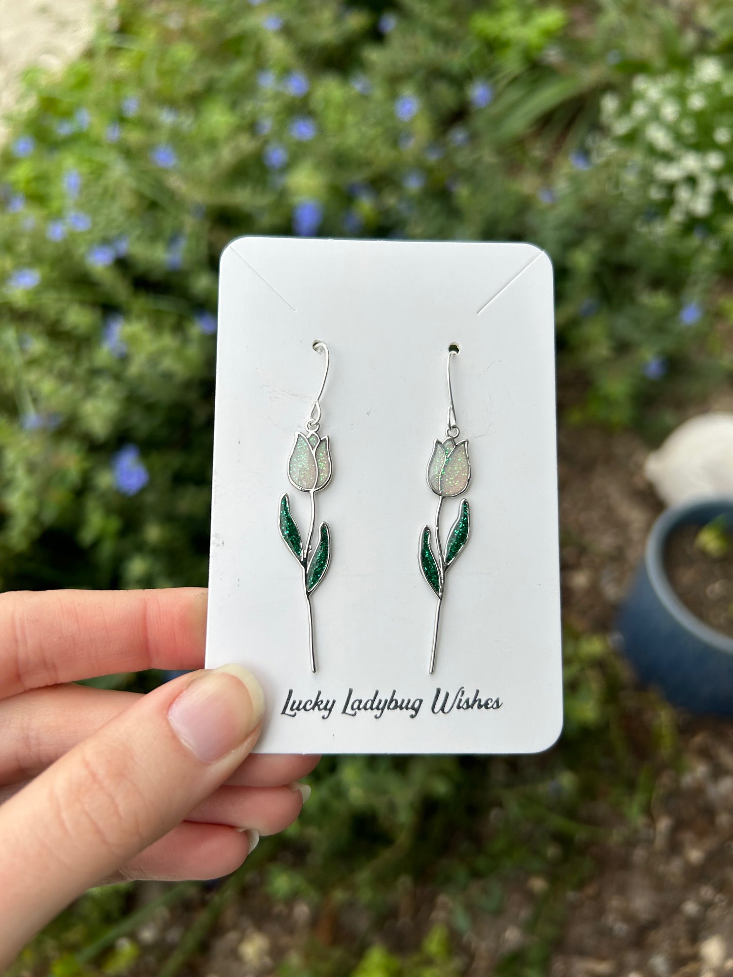 Tulip earrings