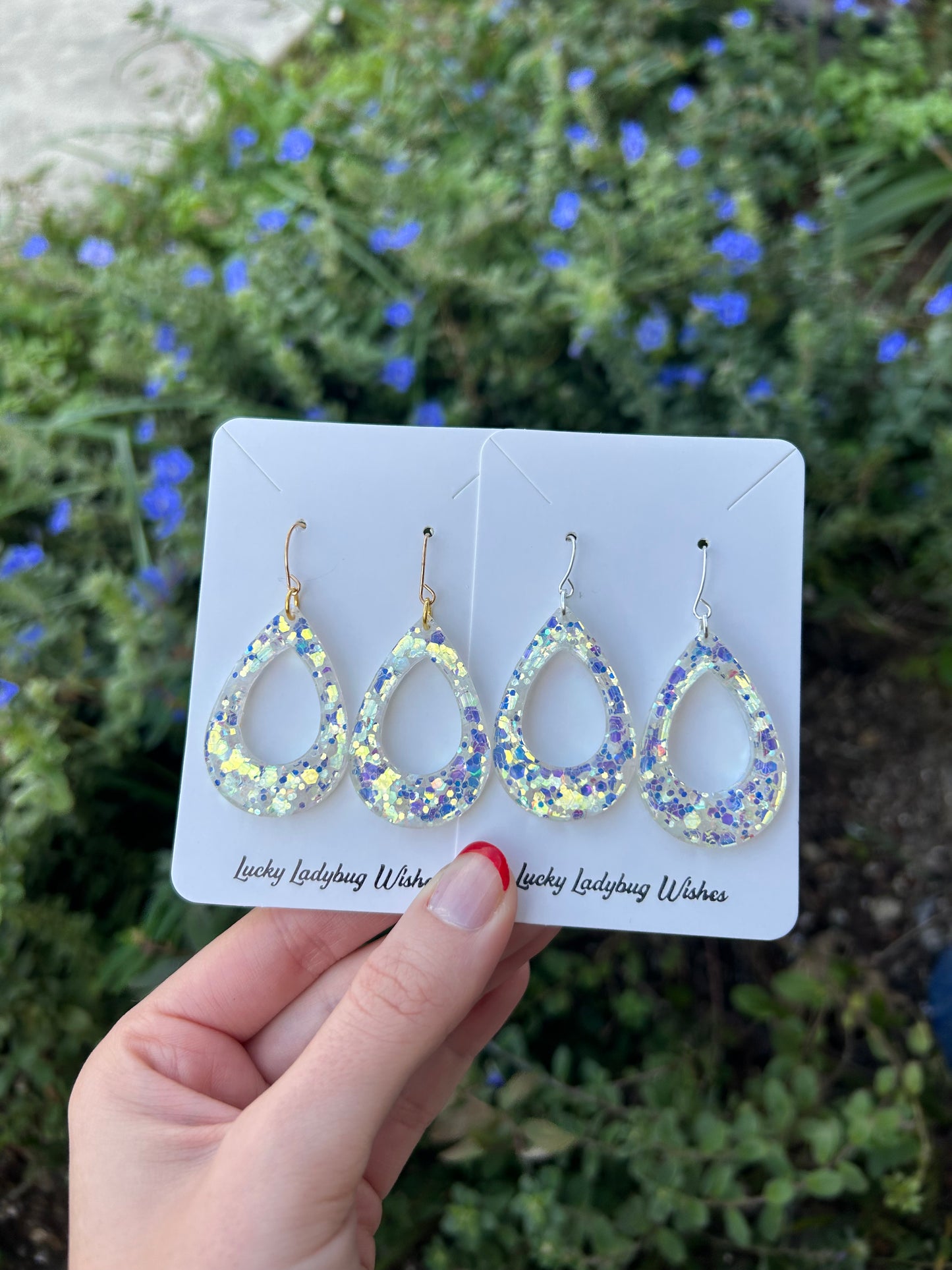 Small twilight earrings