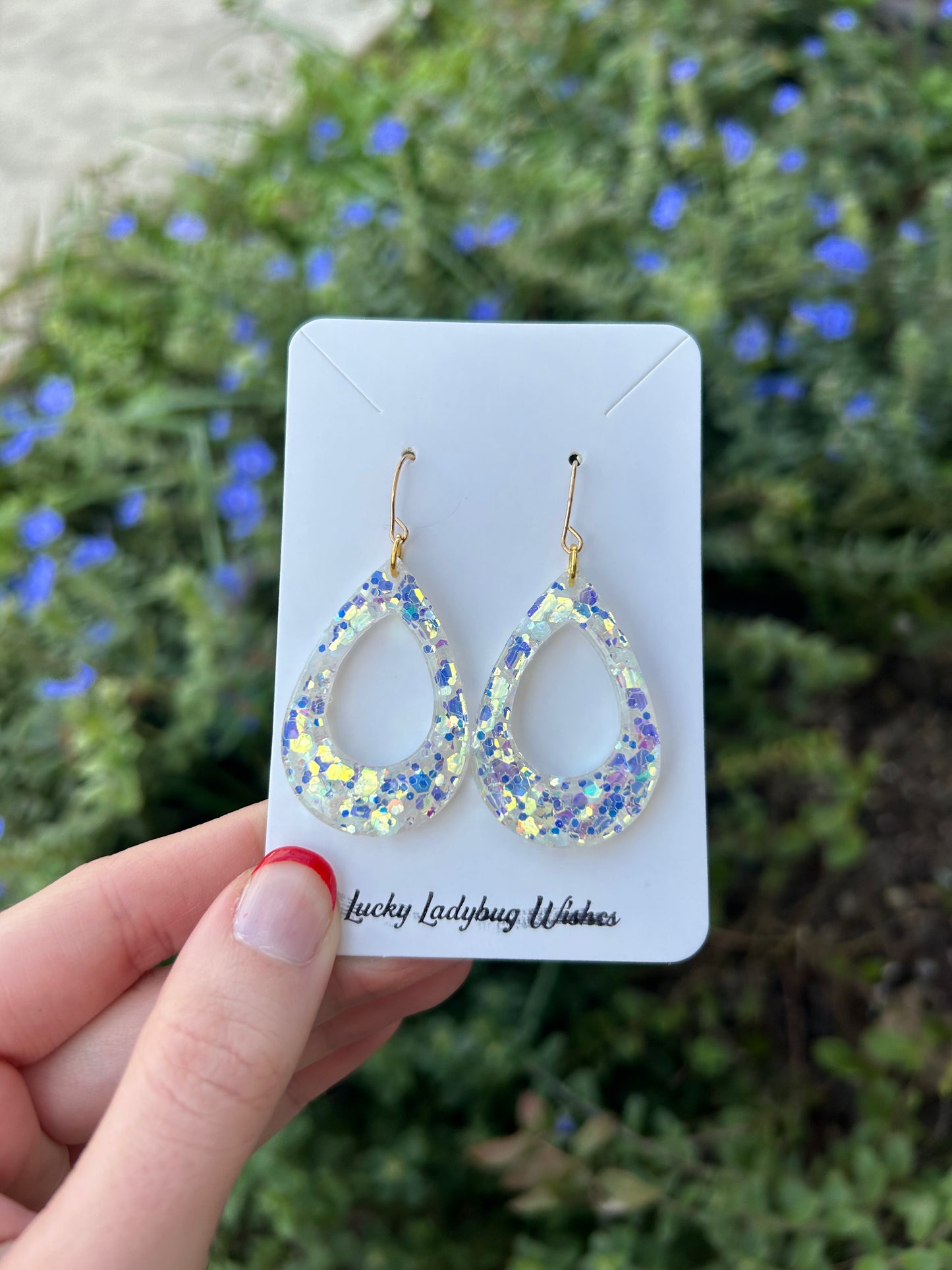 Small twilight earrings