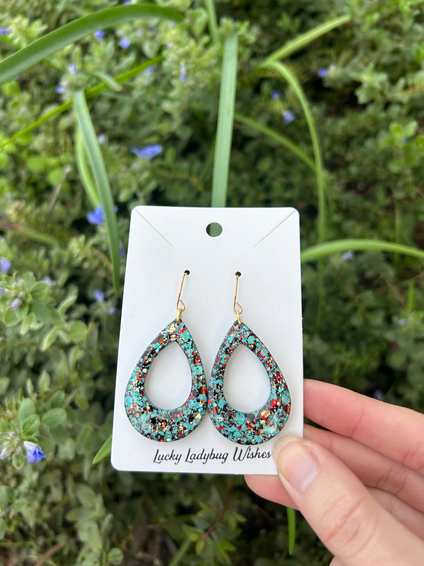 Small atta girl earrings