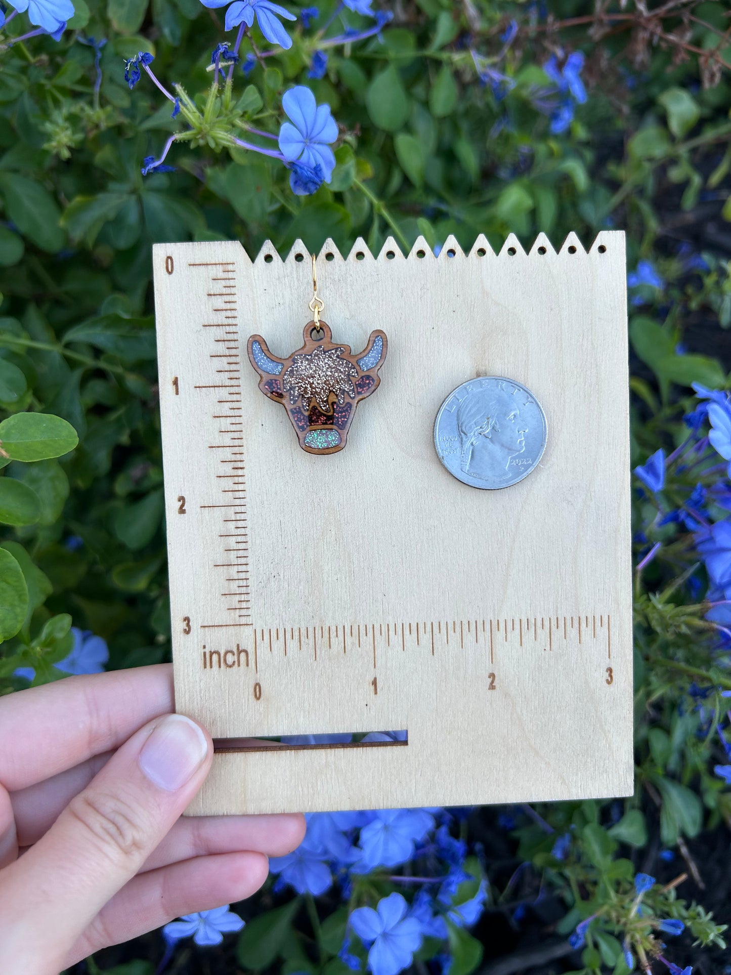 Highland Cow earrings