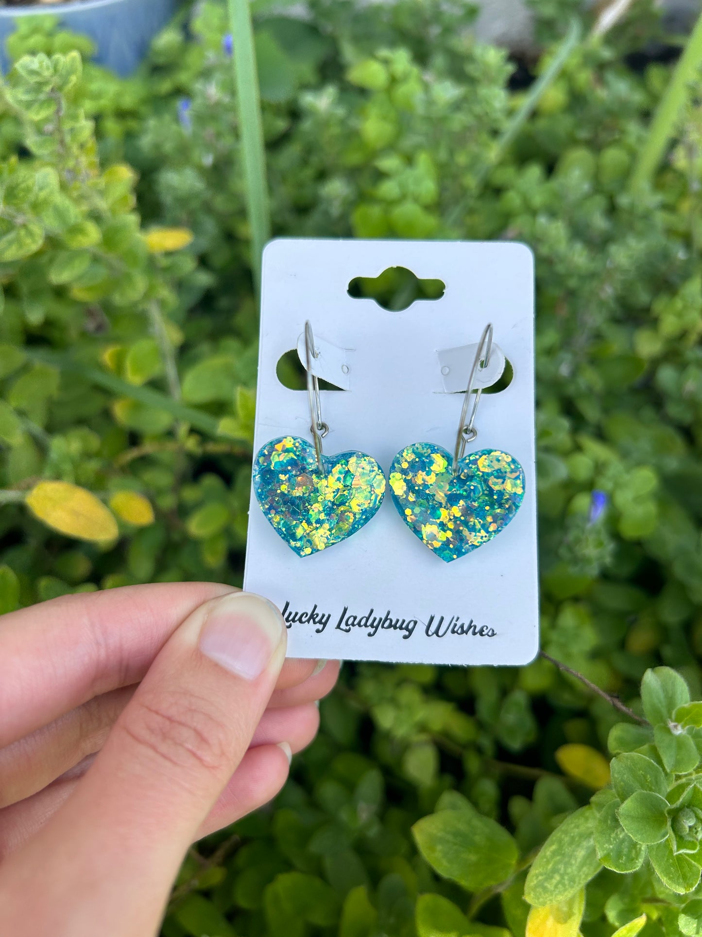 Small Iris earrings