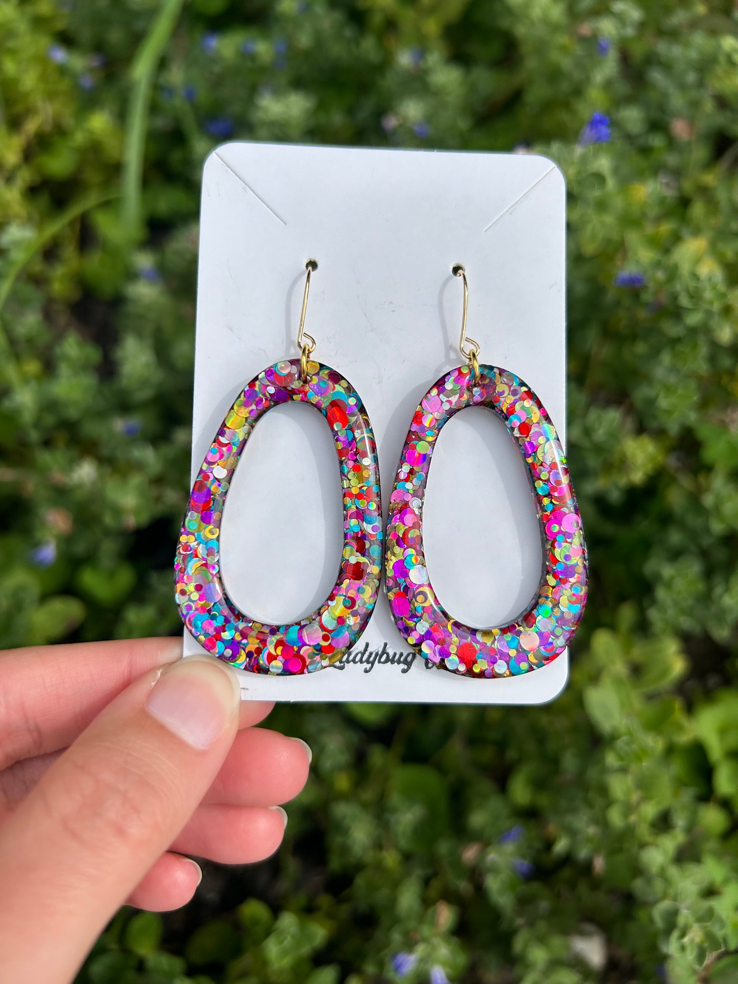 Big Rainbow earrings