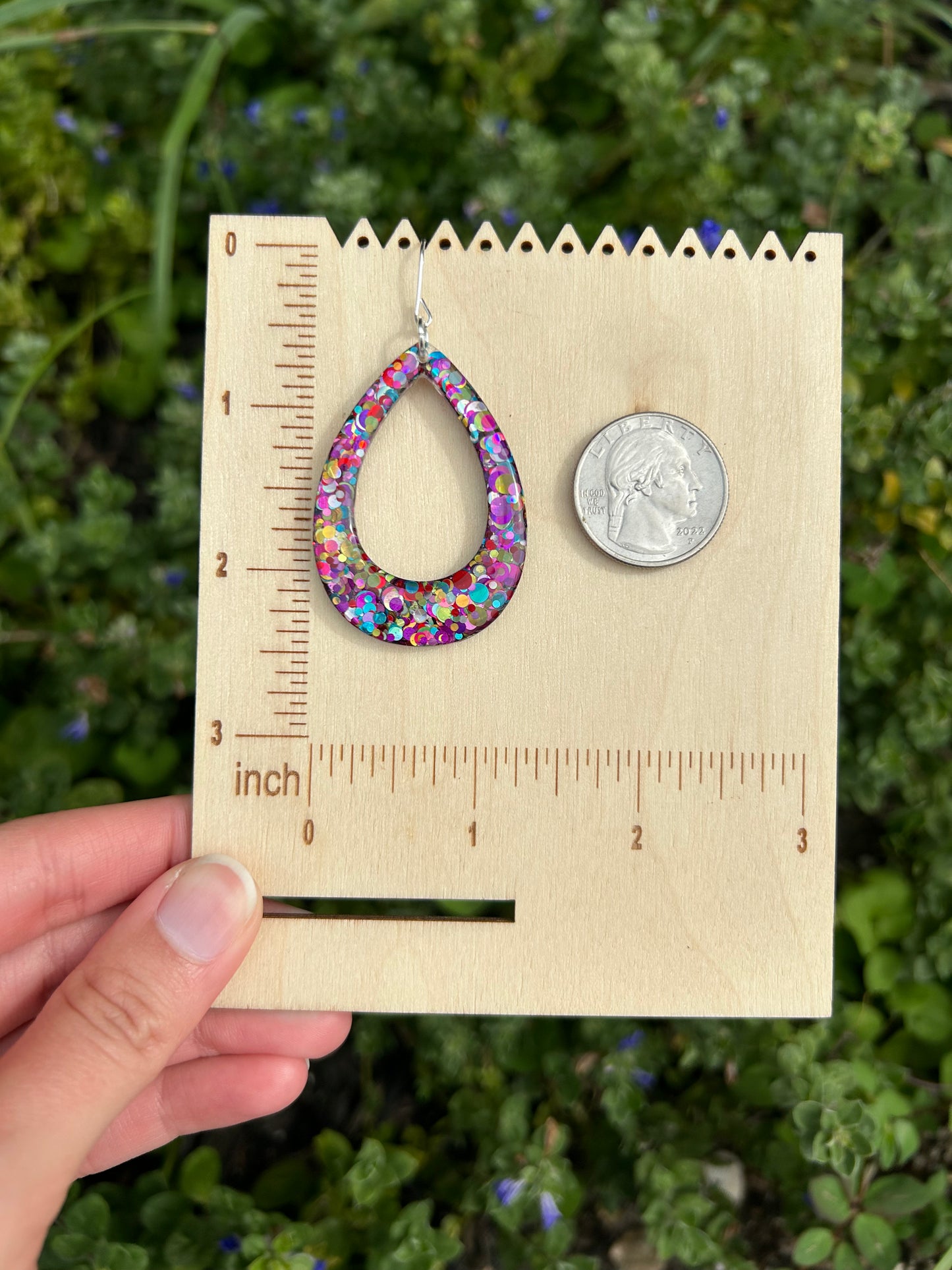 Big Rainbow earrings