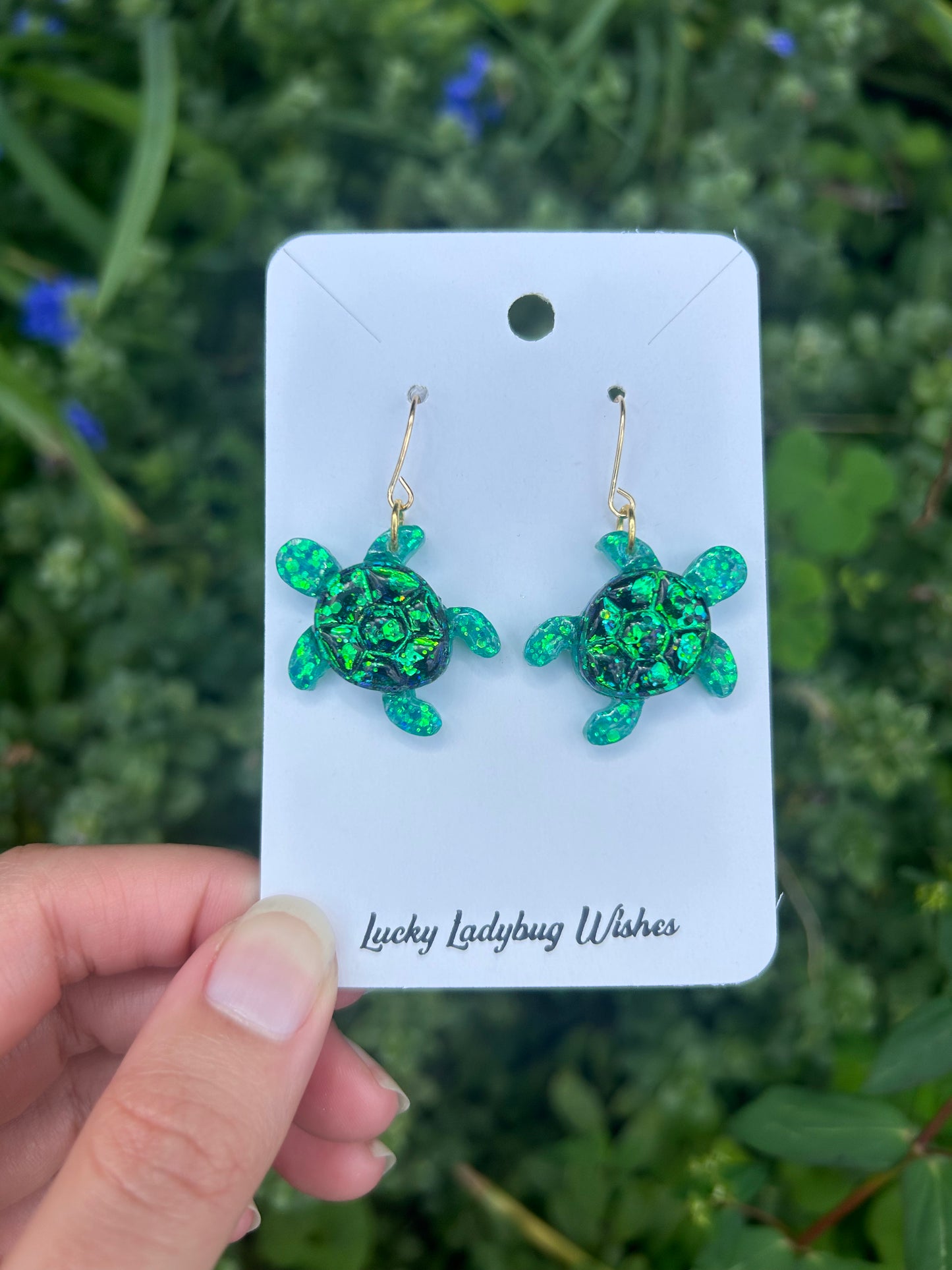 Turtle earrings