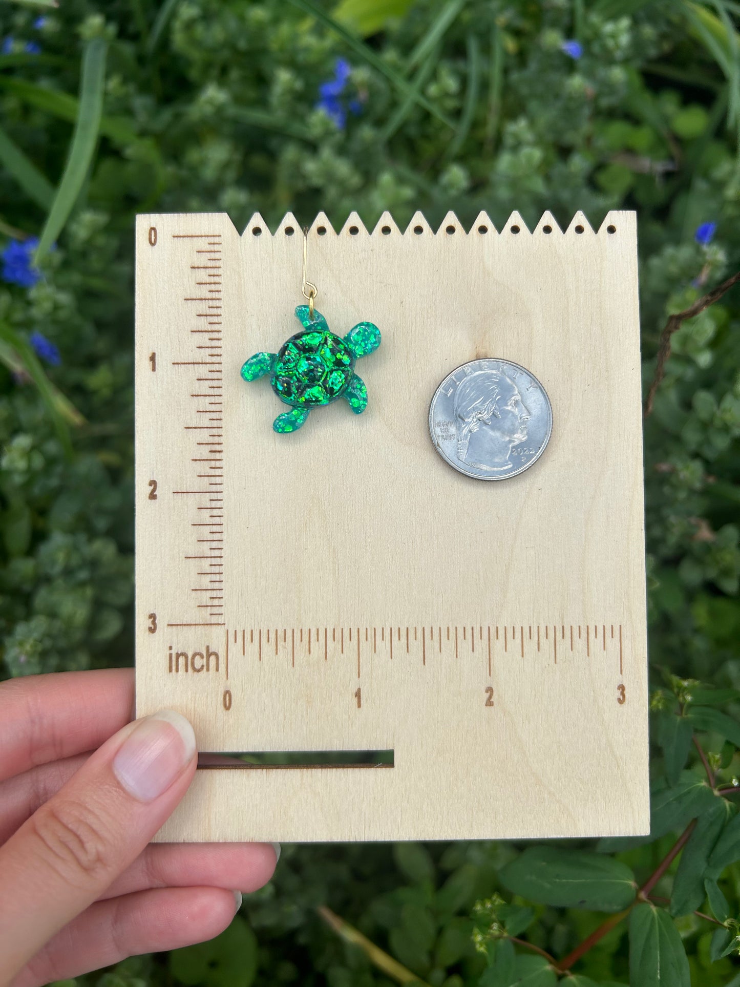 Turtle earrings