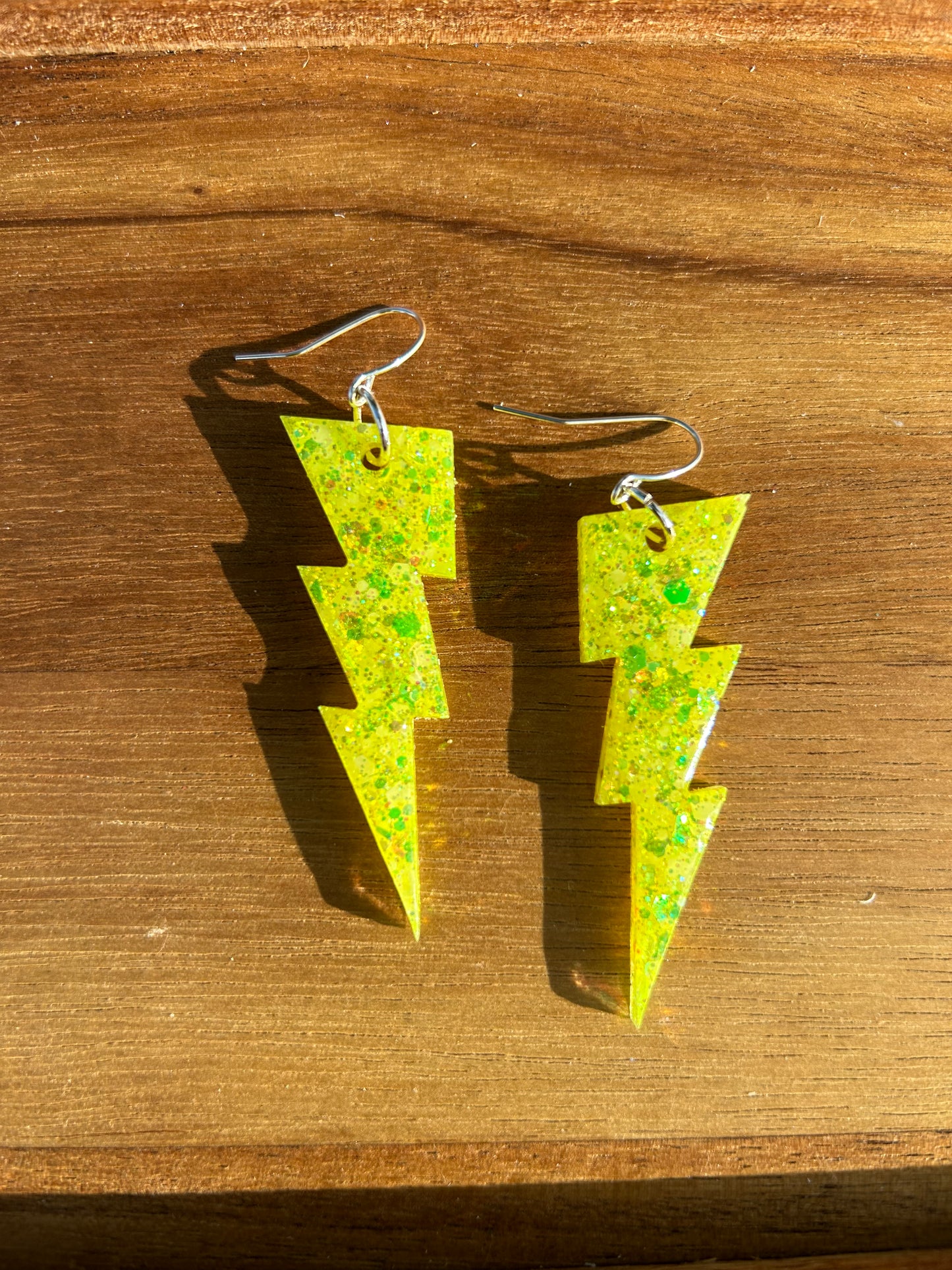 Lightning bolt earrings