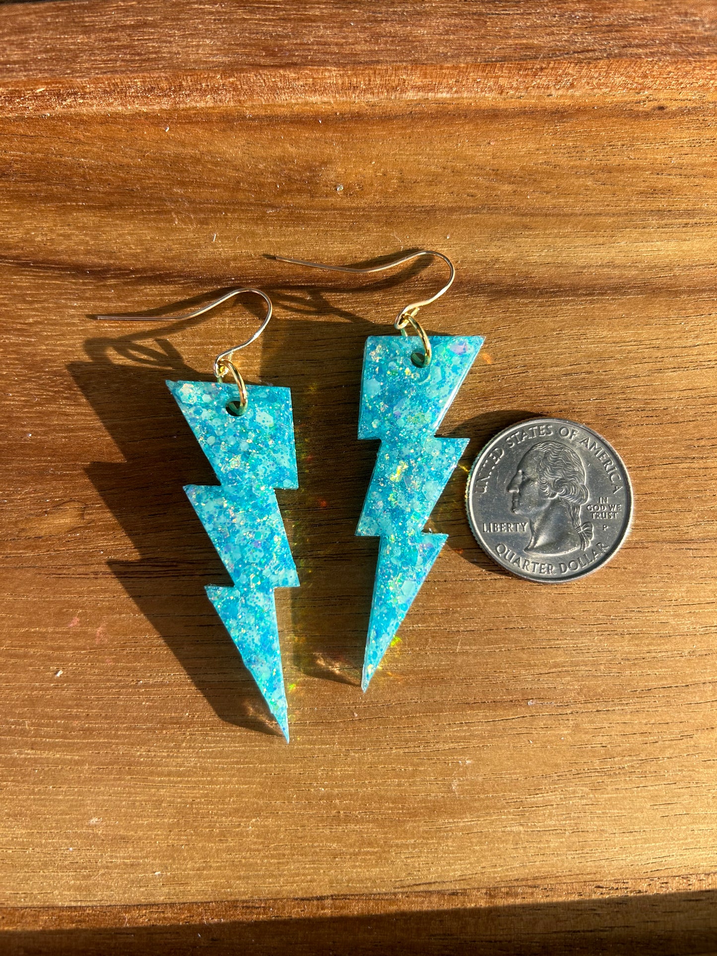 Lightning bolt earrings