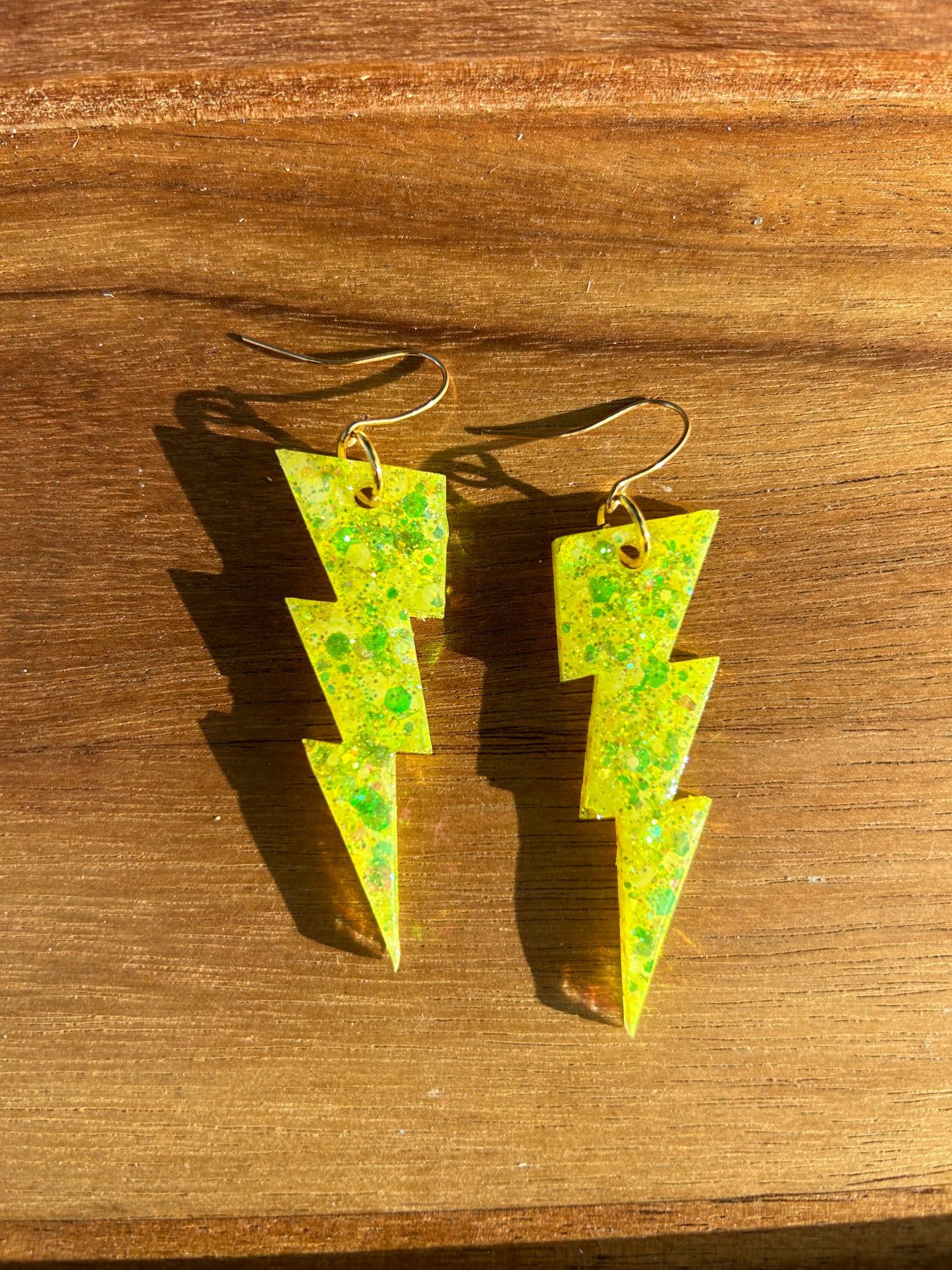 Lightning bolt earrings