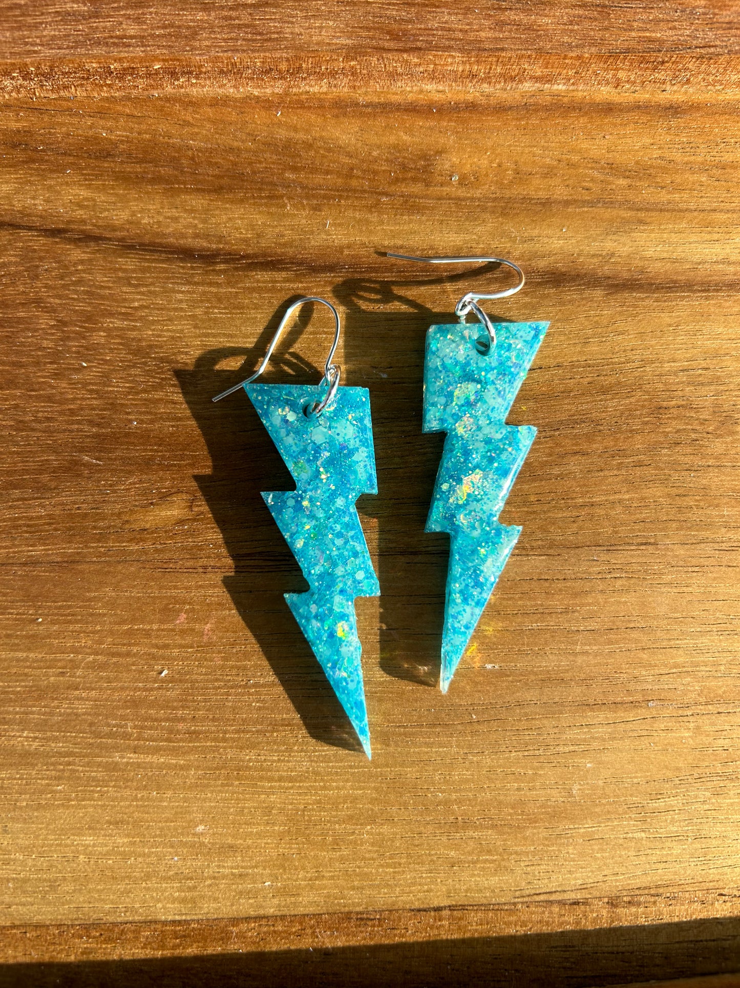 Lightning bolt earrings