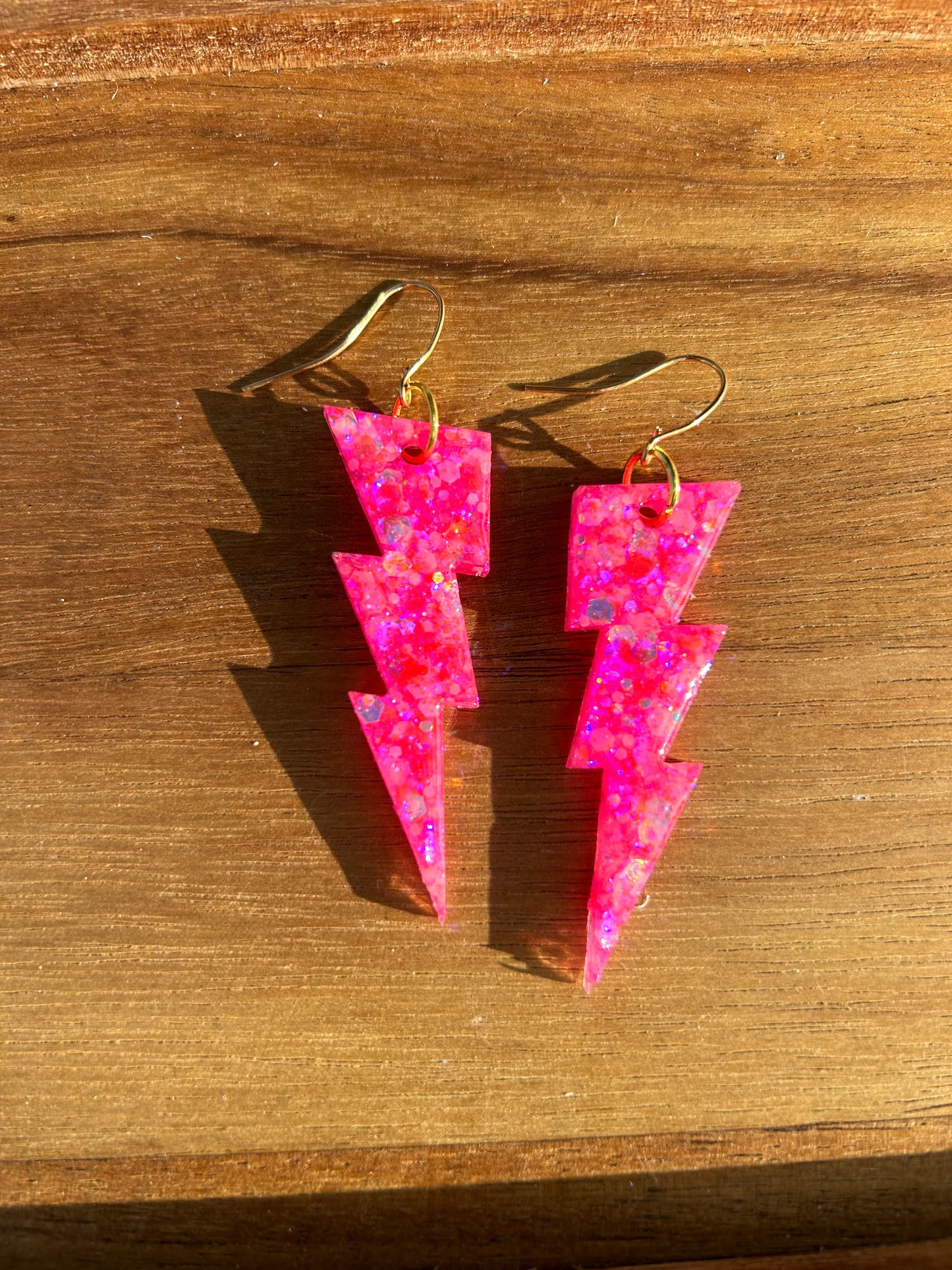 Lightning bolt earrings