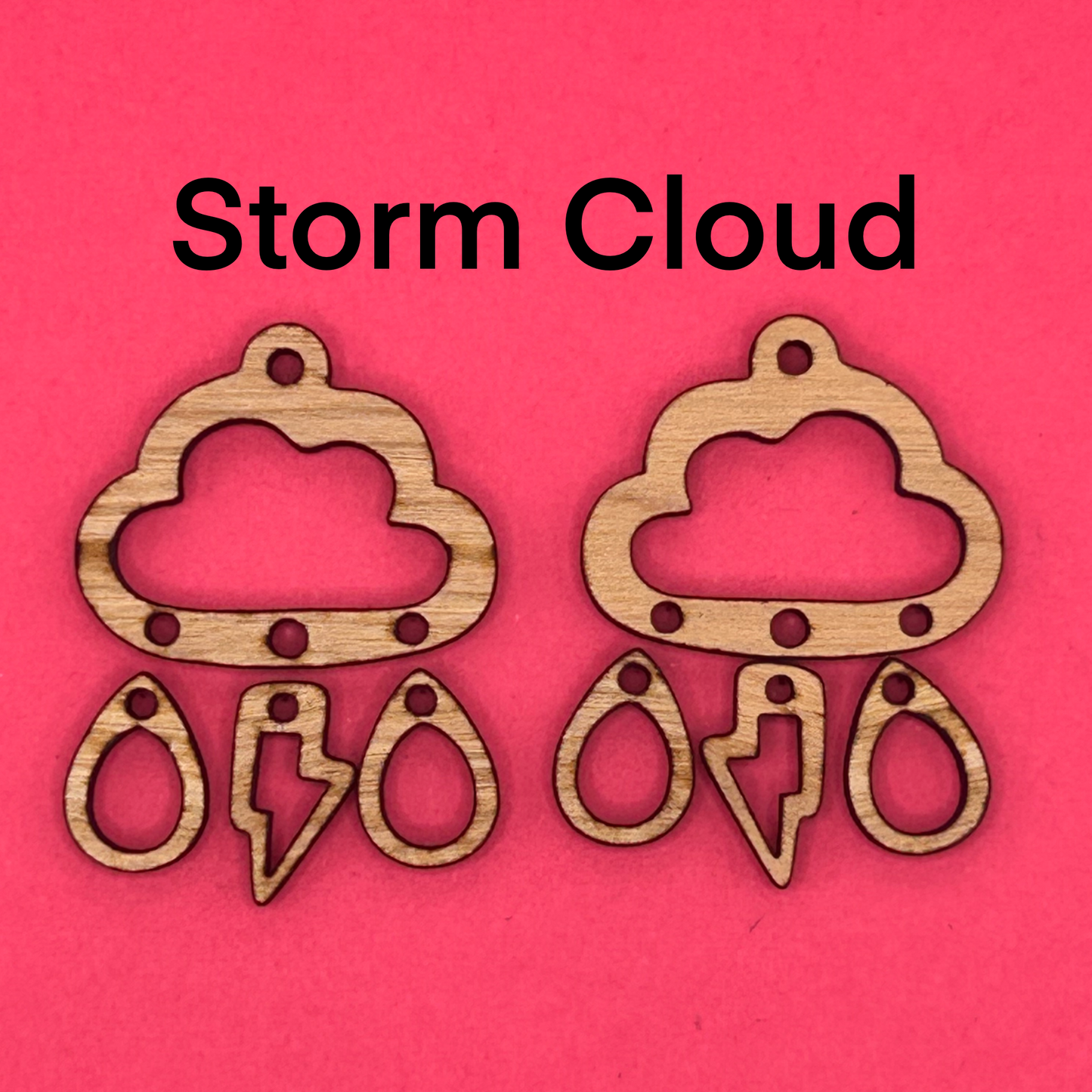 Blank Cloud wooden bezels
