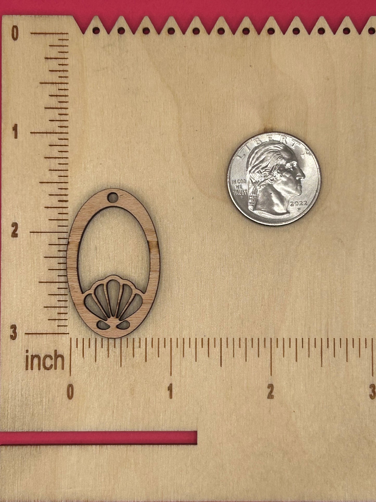 Blank Oval Shell wooden bezels