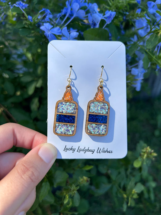 Glue Bottle earrings