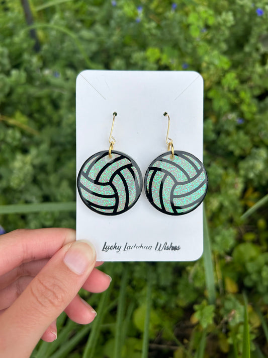 Volleyball earrings