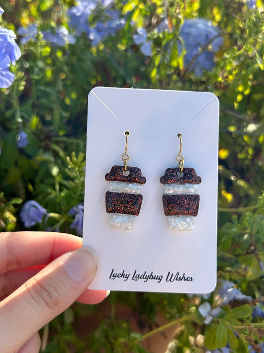 Latte Cup earrings