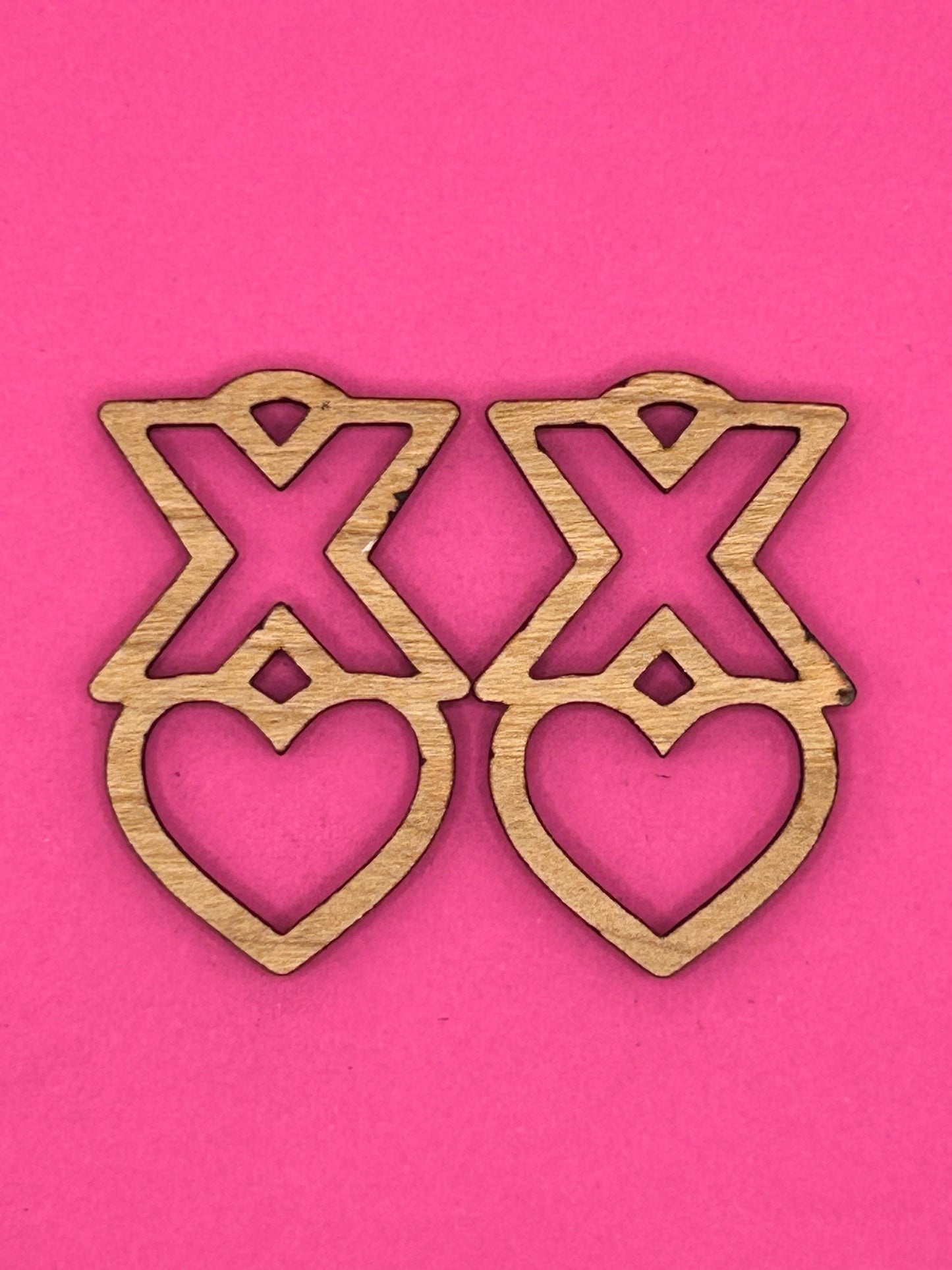 Blank XO wooden bezel
