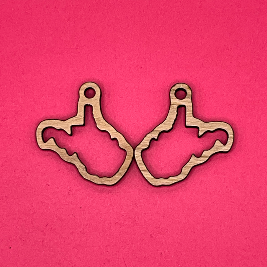 Blank West Virginia wooden bezel