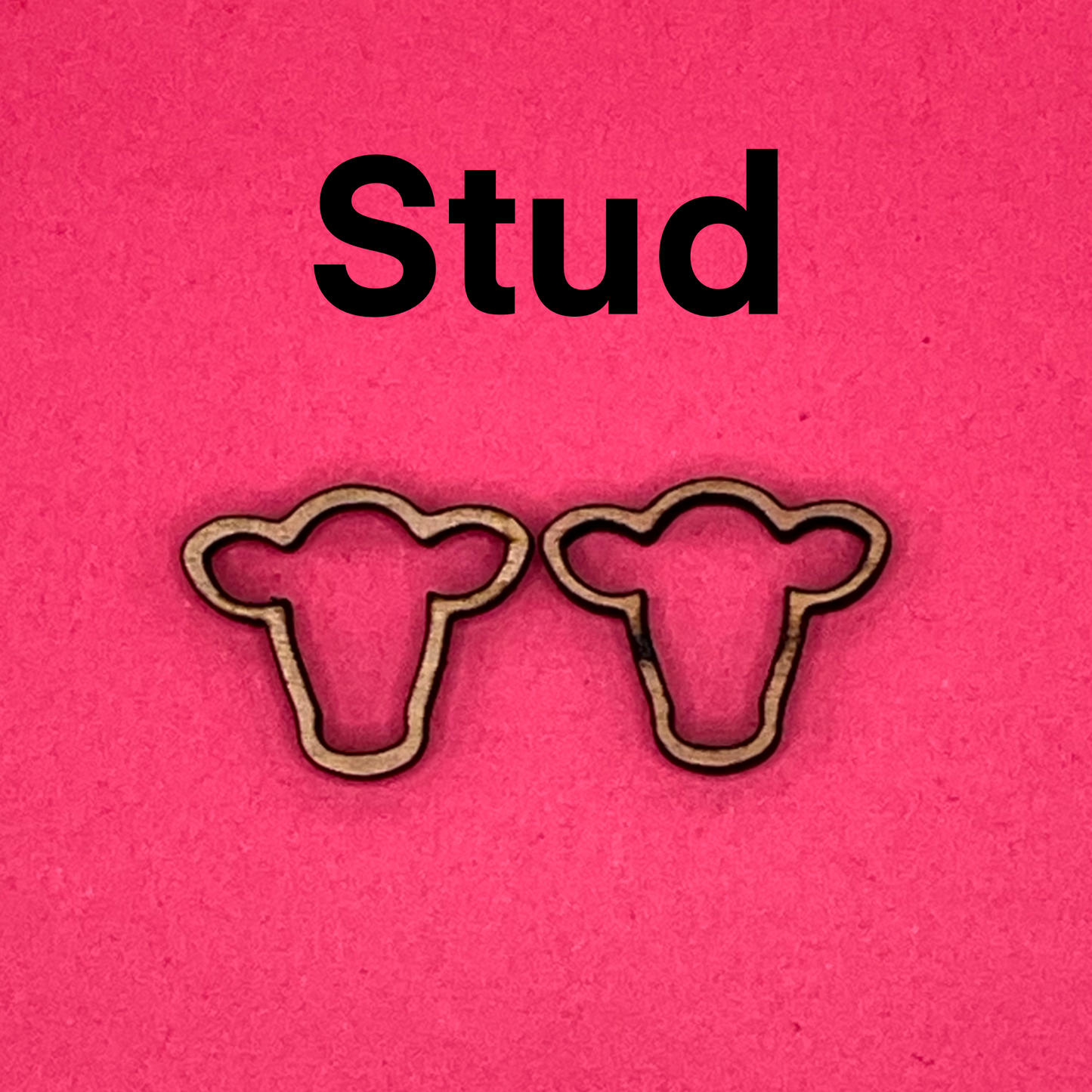 Blank Cow Head wooden bezel