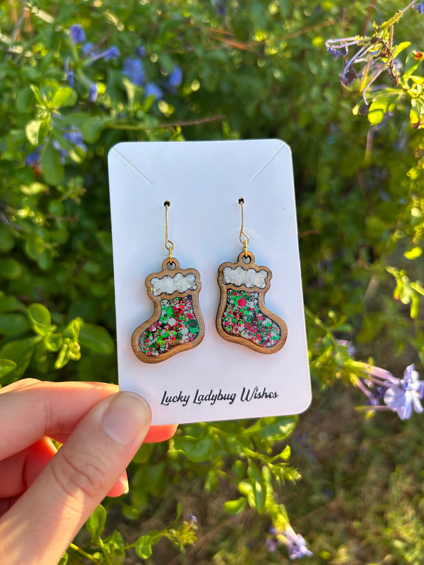 Christmas Stocking earrings